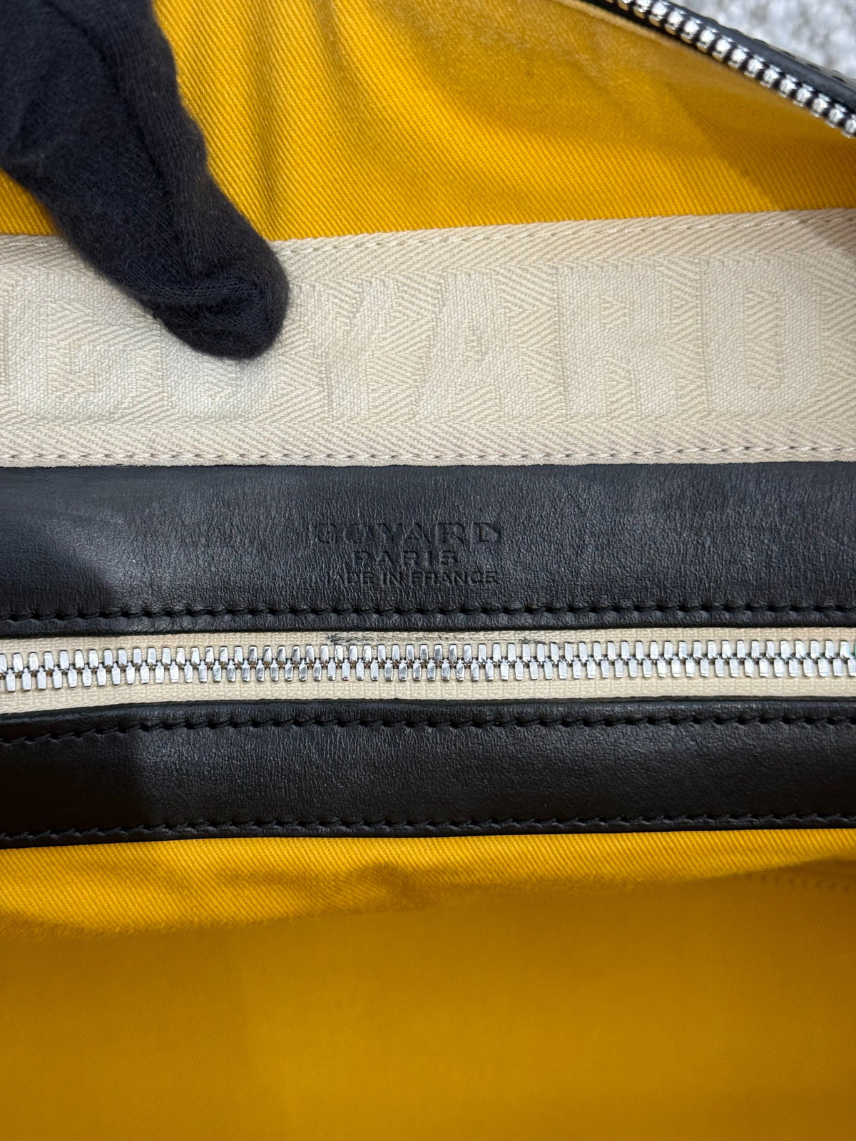 Goyard Goyardine Canvas Black Boeing 45 Duffle Bag