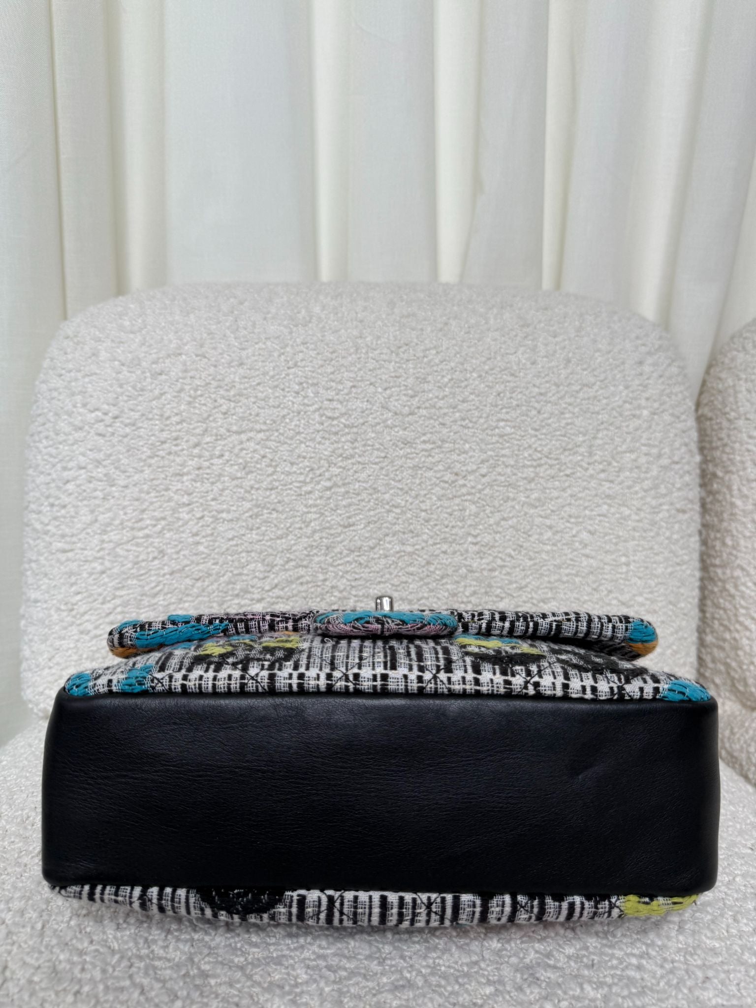 Chanel No.5 Easy Fantasy Quilted Multicolor Tweed Medium Flap Bag