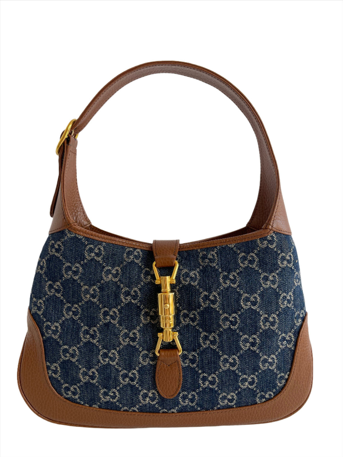 Gucci Jackie 1961 Small Shoulder Bag GG Denim
