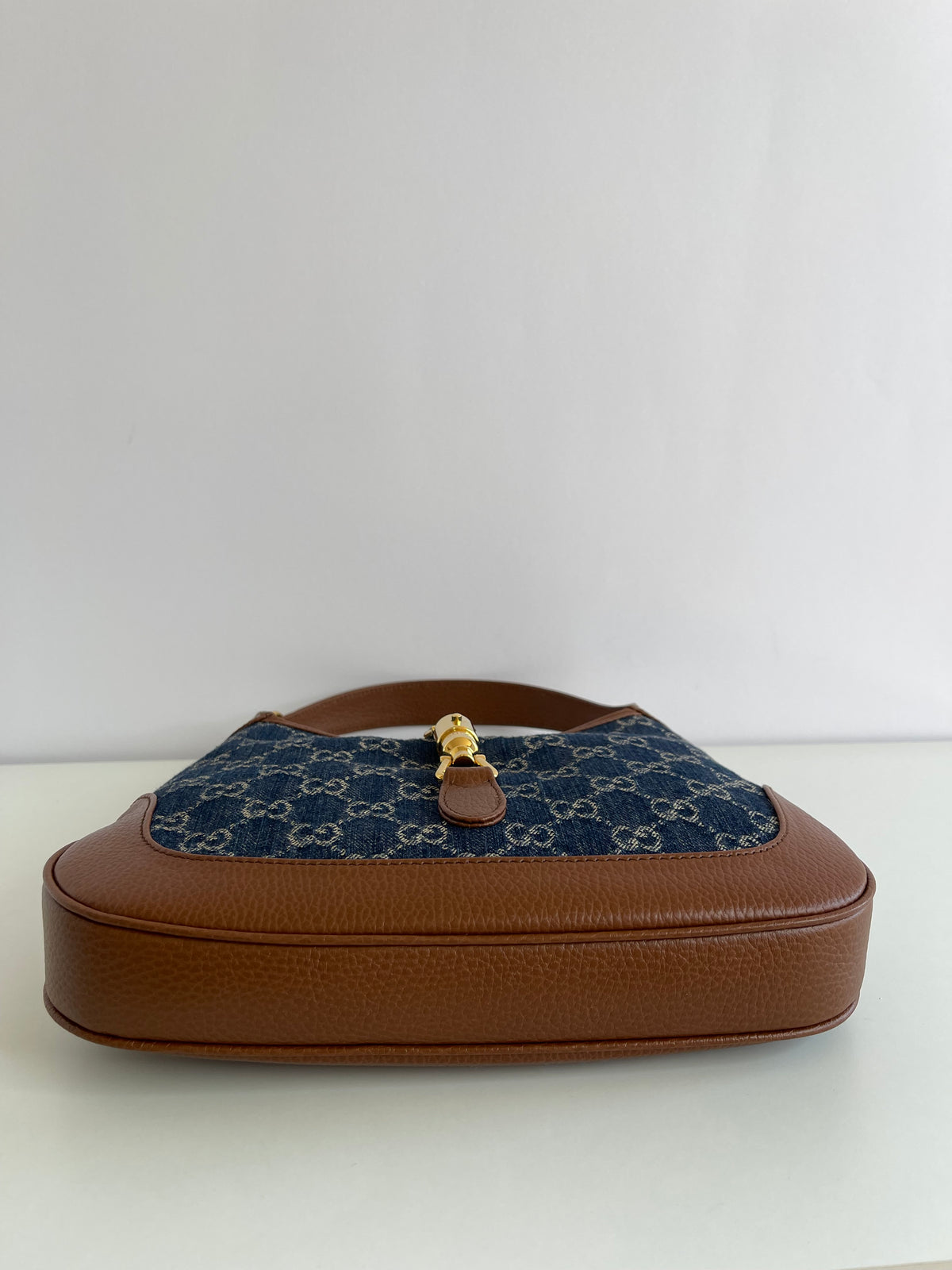 Gucci Jackie 1961 Small Shoulder Bag GG Denim