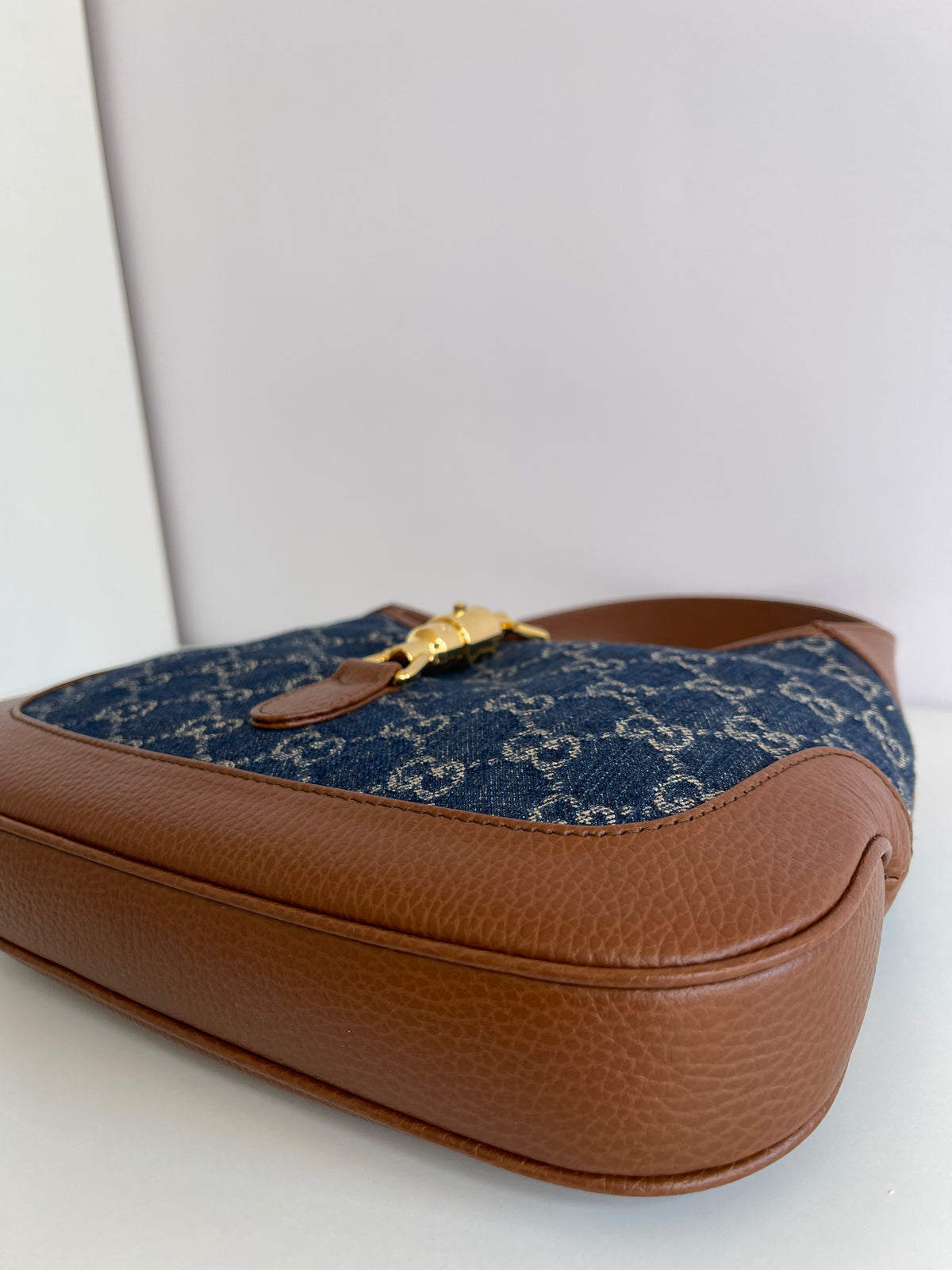 Gucci Jackie 1961 Small Shoulder Bag GG Denim