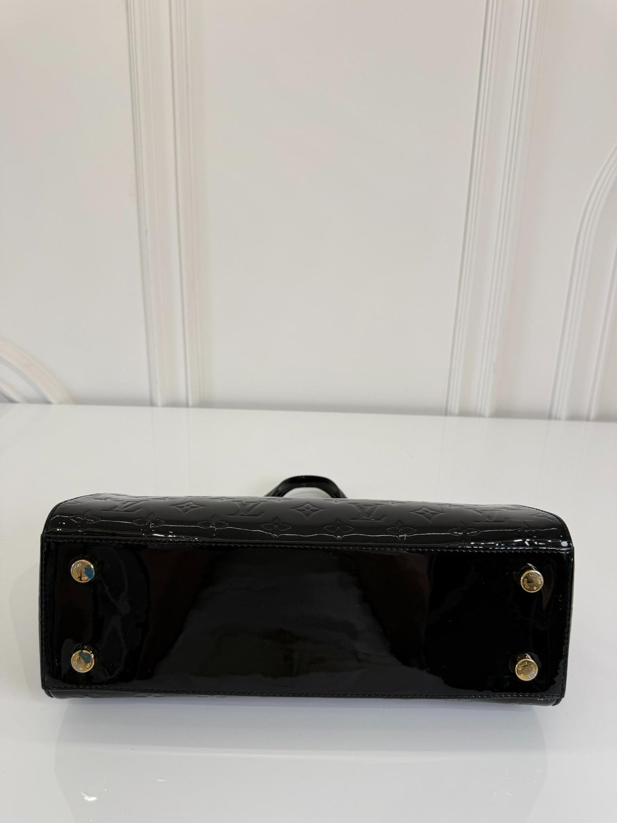 Louis Vuitton Monogram Vernis Brea MM Bag Black