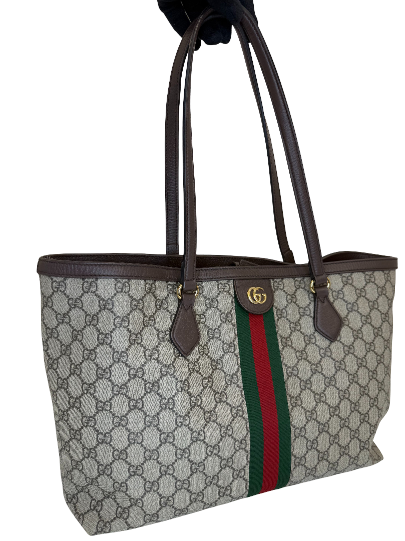 Gucci Ophidia GG Supreme Canvas Large Tote Bag