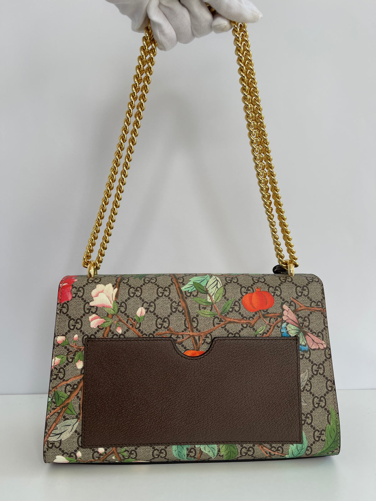 Gucci Padlock GG Supreme Tian Shoulder Bag Medium