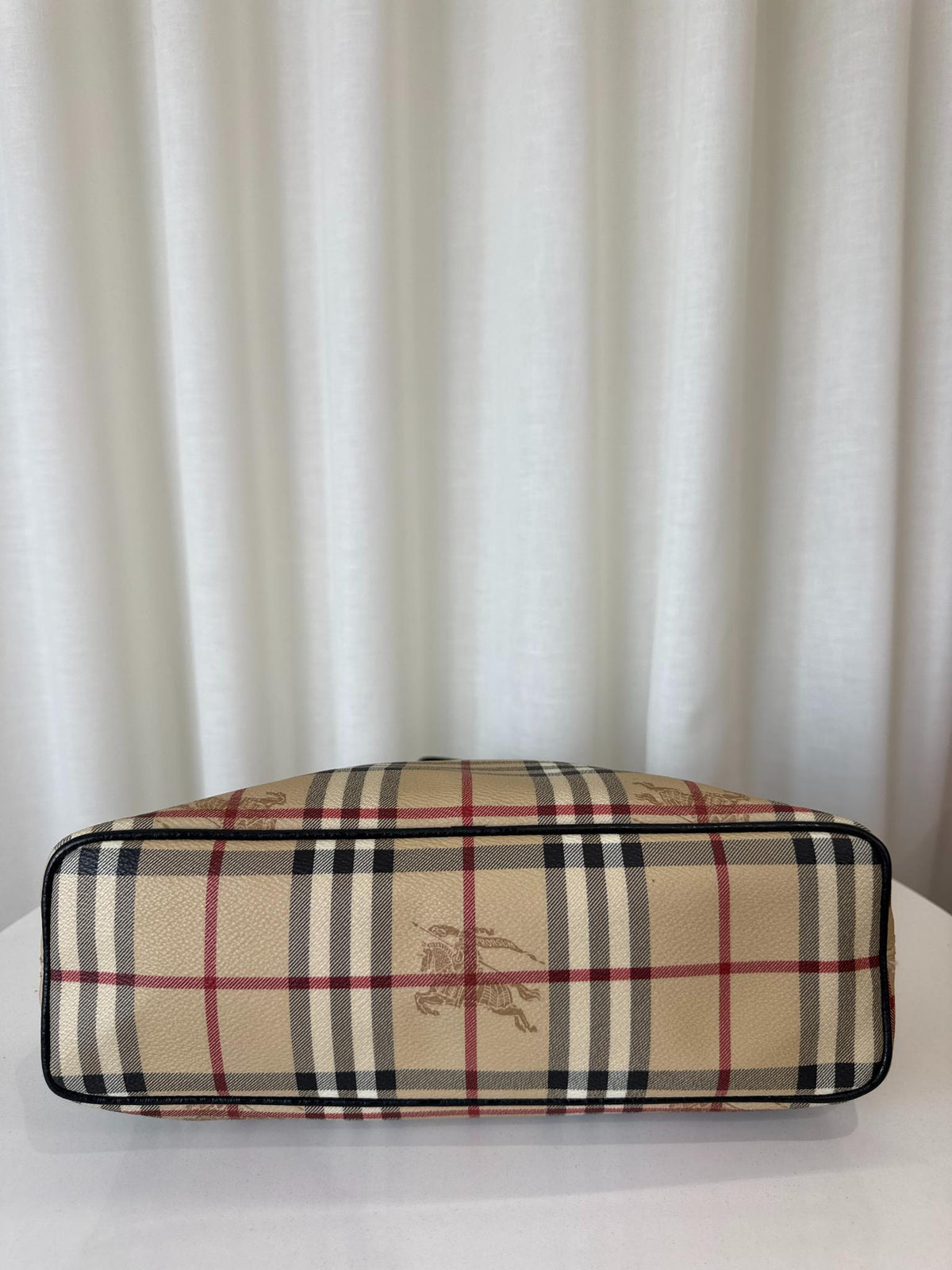 Burberry Haymarket Check Coated Canvas Onslow Tote Bag