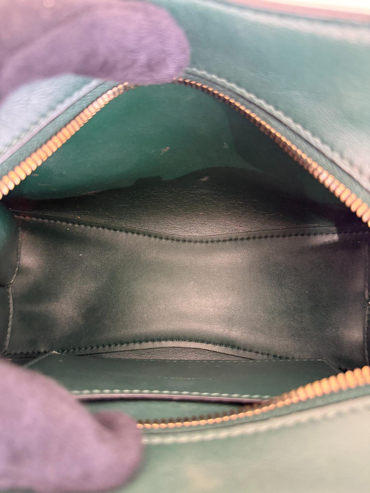Balenciaga Neo Classic City Mini Green Leather Satchel Bag