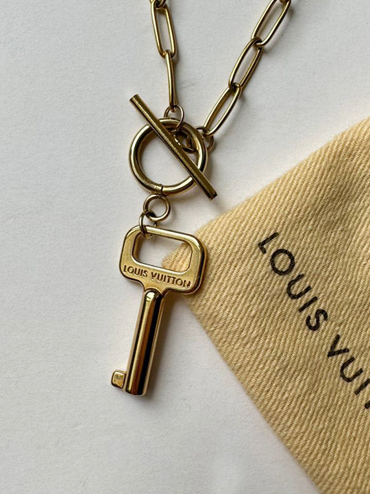 Louis Vuitton Key Logo Necklace