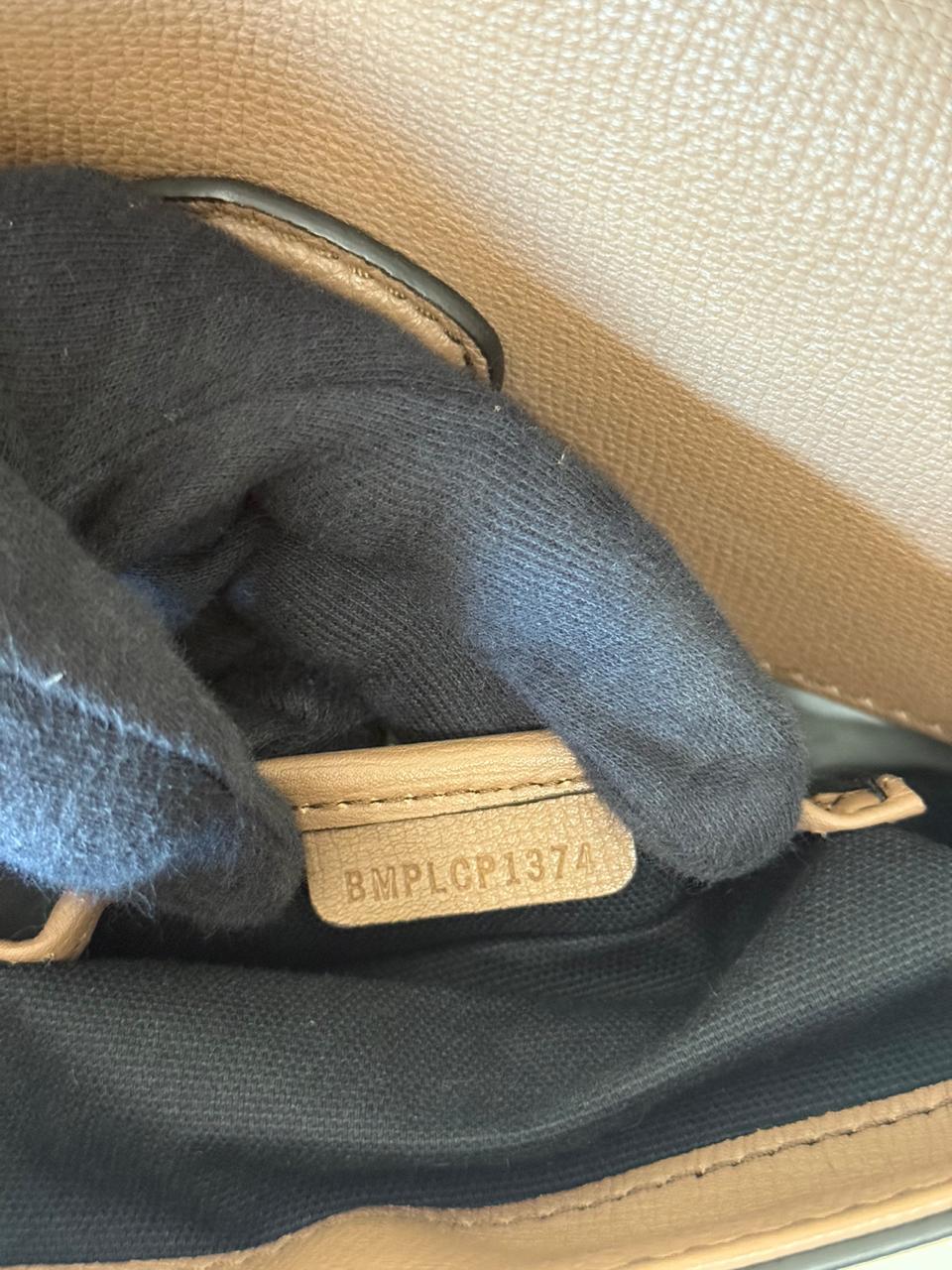Burberry Brown Derby Leather House Check Camberley Satchel Bag