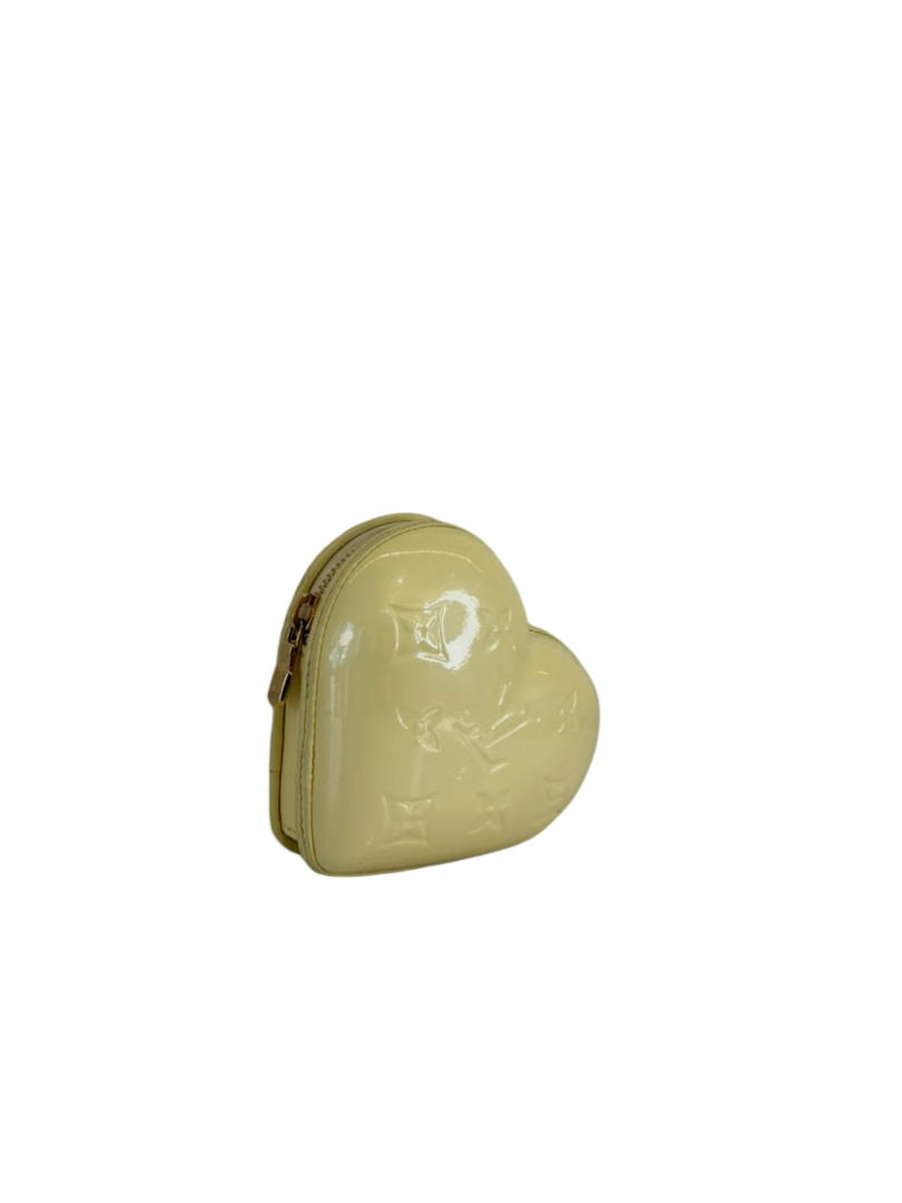 Louis Vuitton Keep My Heart Chain Bag Yellow Monogram Vernis Patent Leather