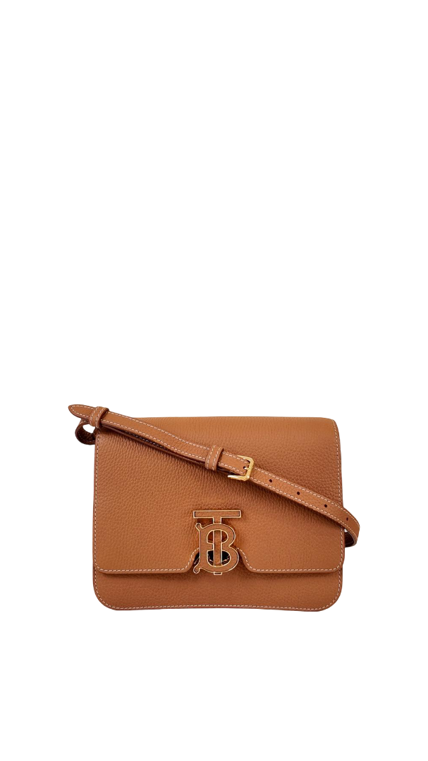 Burberry TB Monogram Brown Crossbody Bag