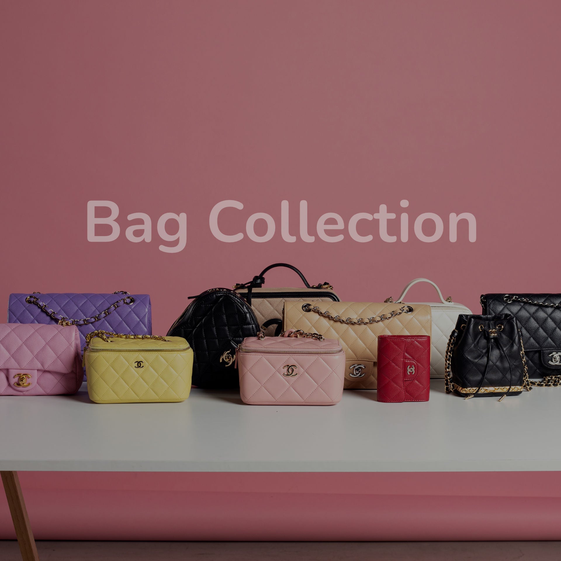 Selection of pre-loved luxury designer bags from Vilma's Vault