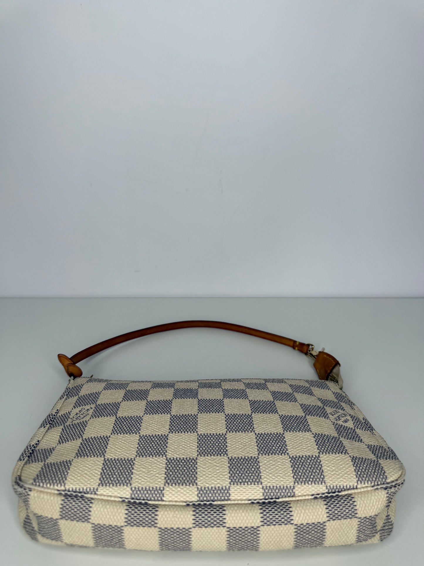 Louis Vuitton Pochette Accessories Damier Azur Canvas