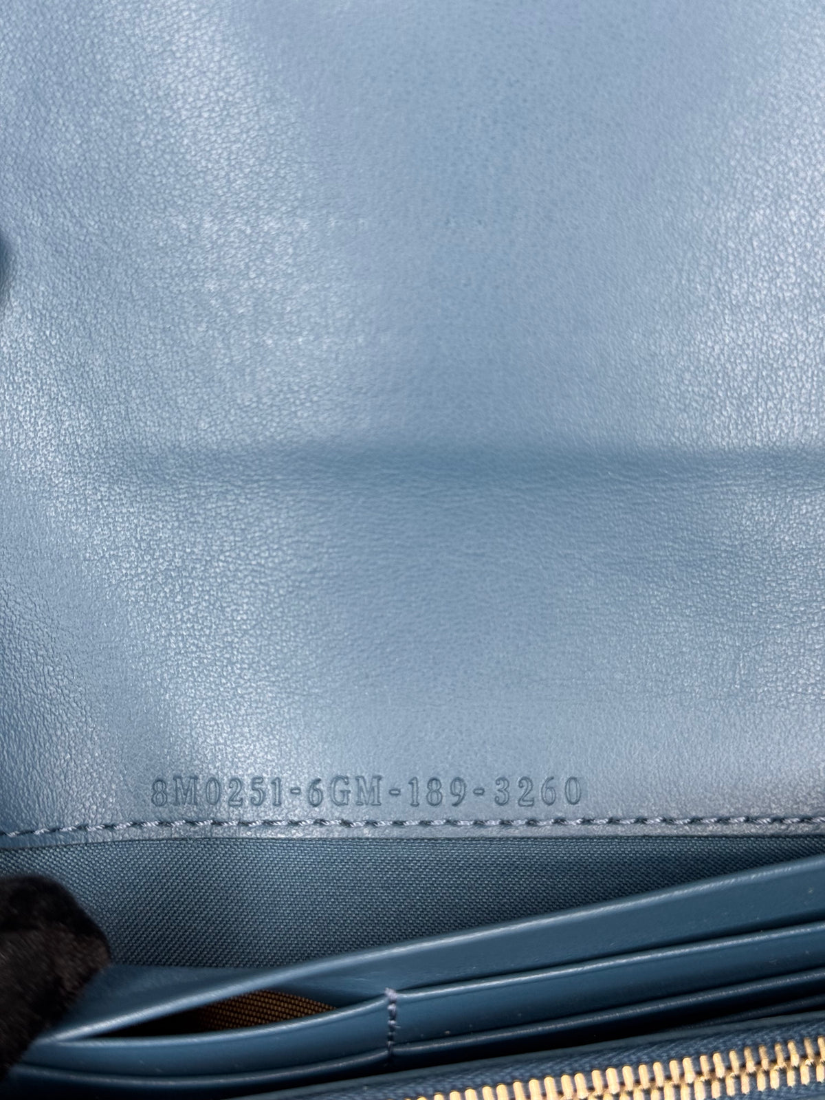 Fendi Beige Leather By The Way Flap Wallet
