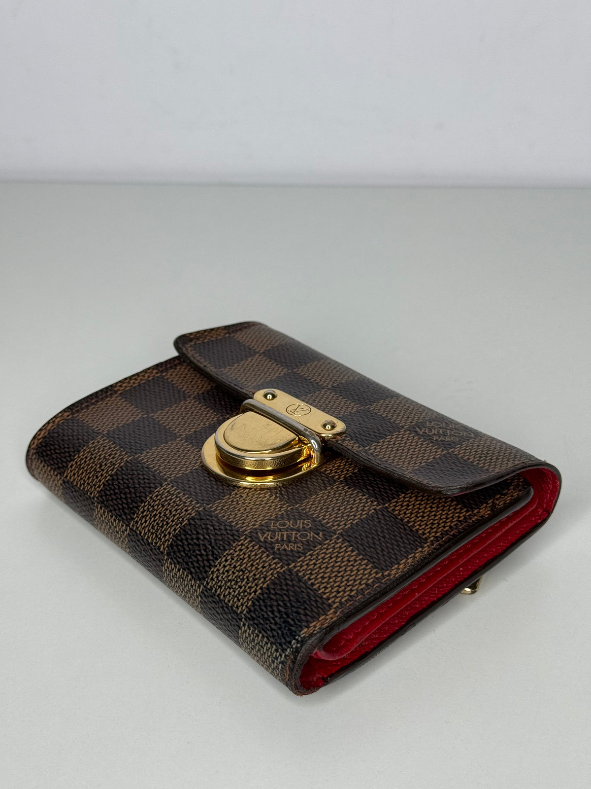 Louis Vuitton Koala Wallet Damier Ebene Canvas