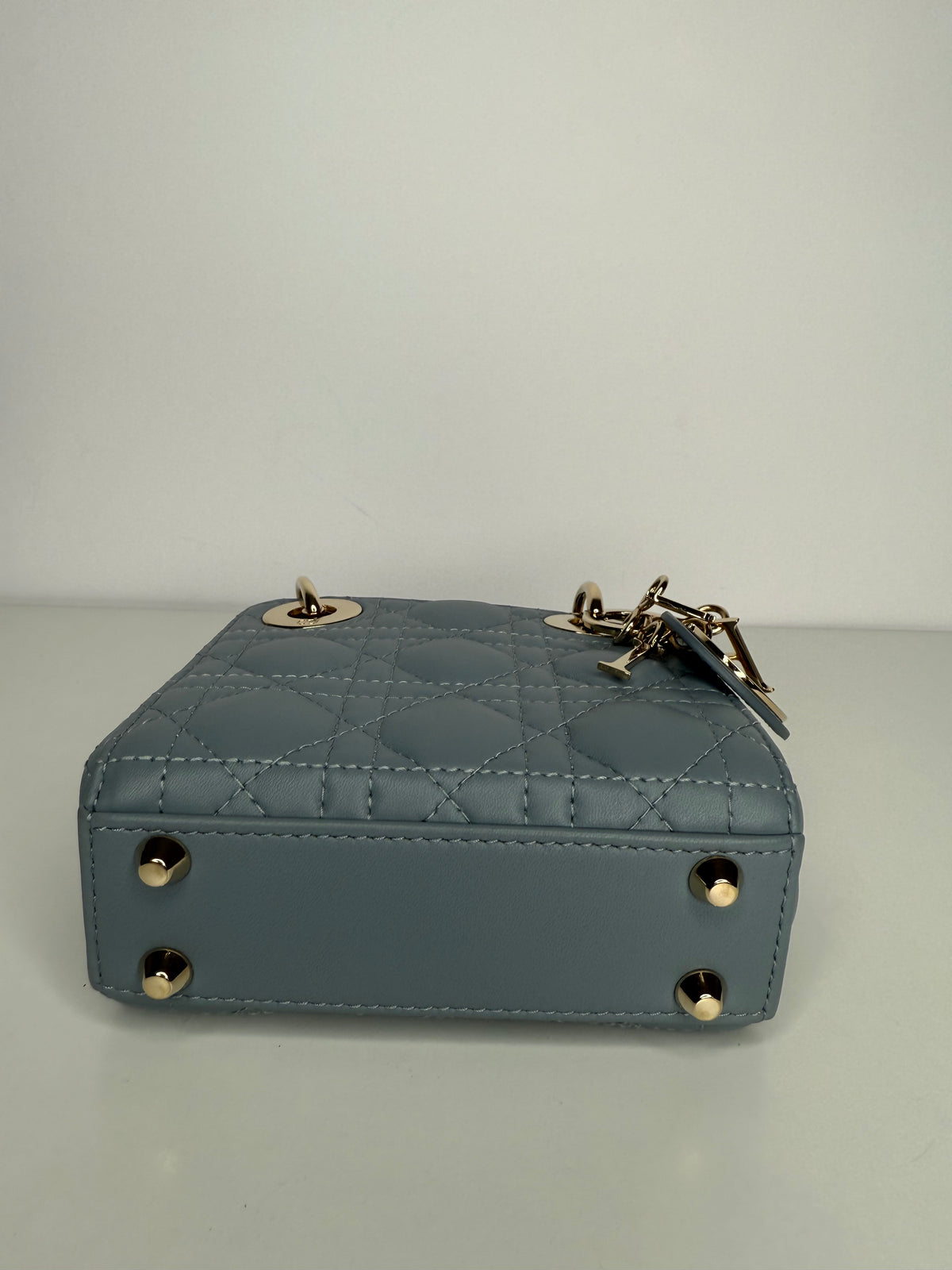 Dior Lady Dior Micro Bag Cloud Blue Cannage Lambskin
