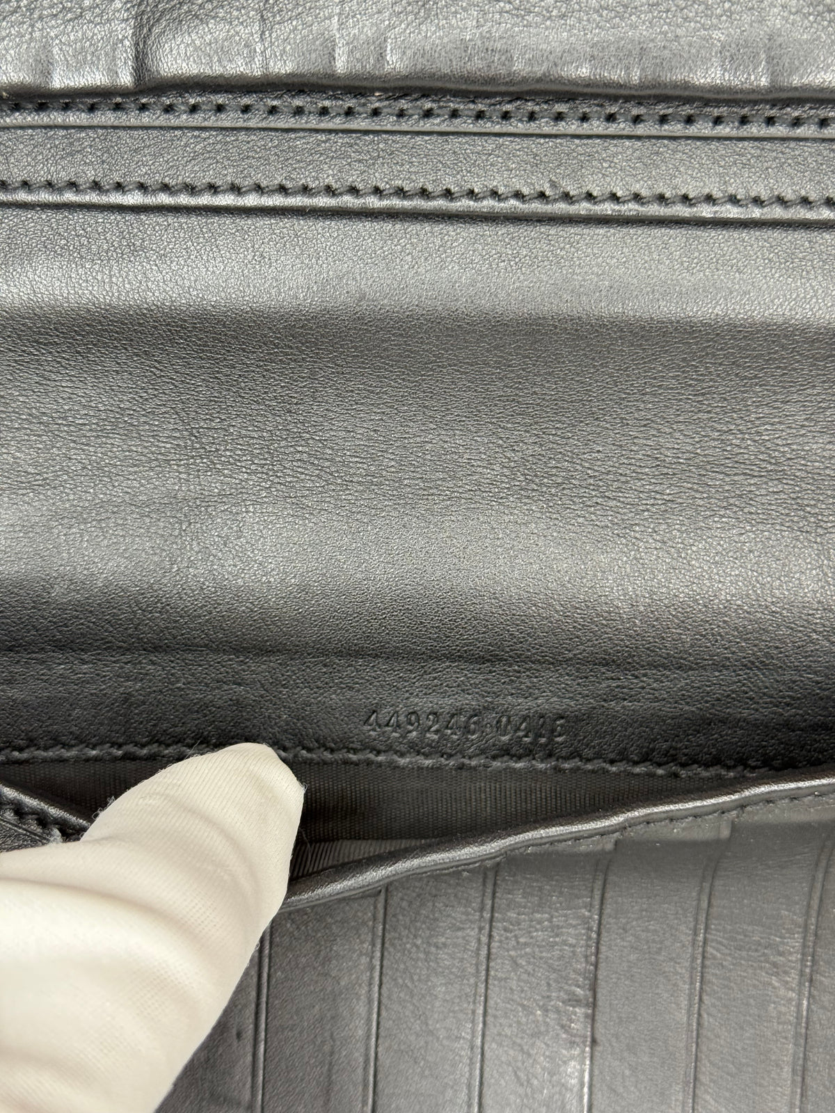 Gucci Men’s Black Microguccissima Long Zippy Organizer Wallet