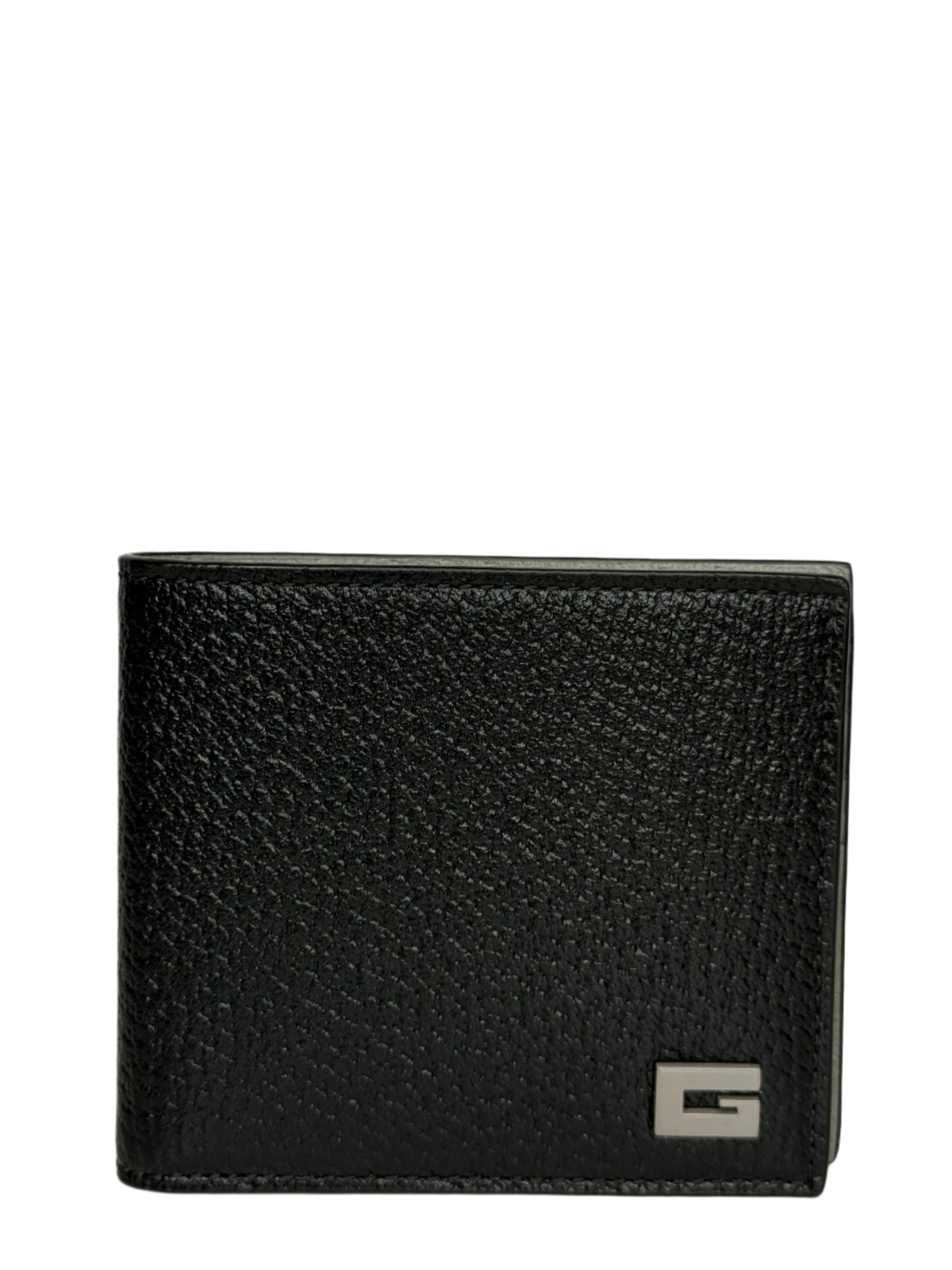 Gucci Men's G-detail Black Leather Wallet