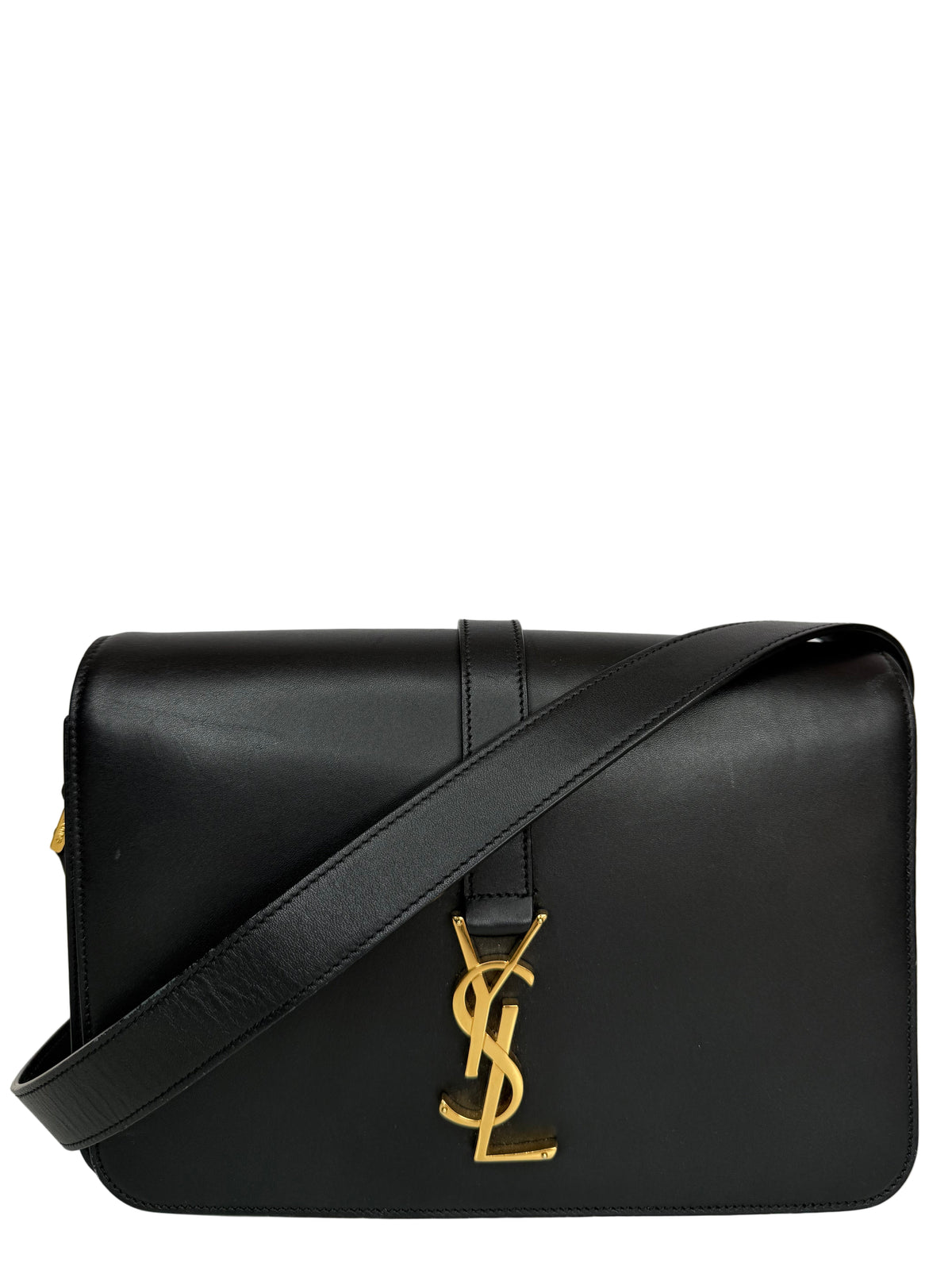 Saint Laurent Black Medium Smooth Calfskin Université Bag