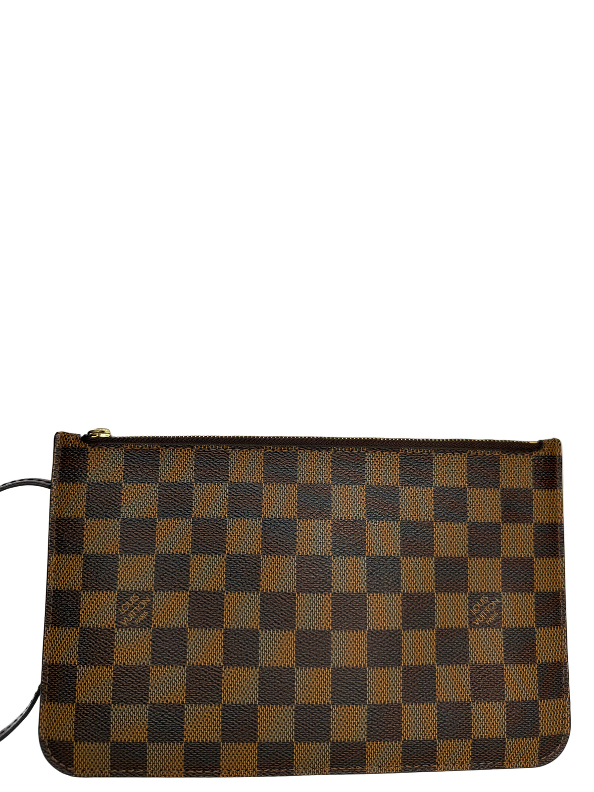 Louis Vuitton Neverfull Pochette Damier Ebene Canvas