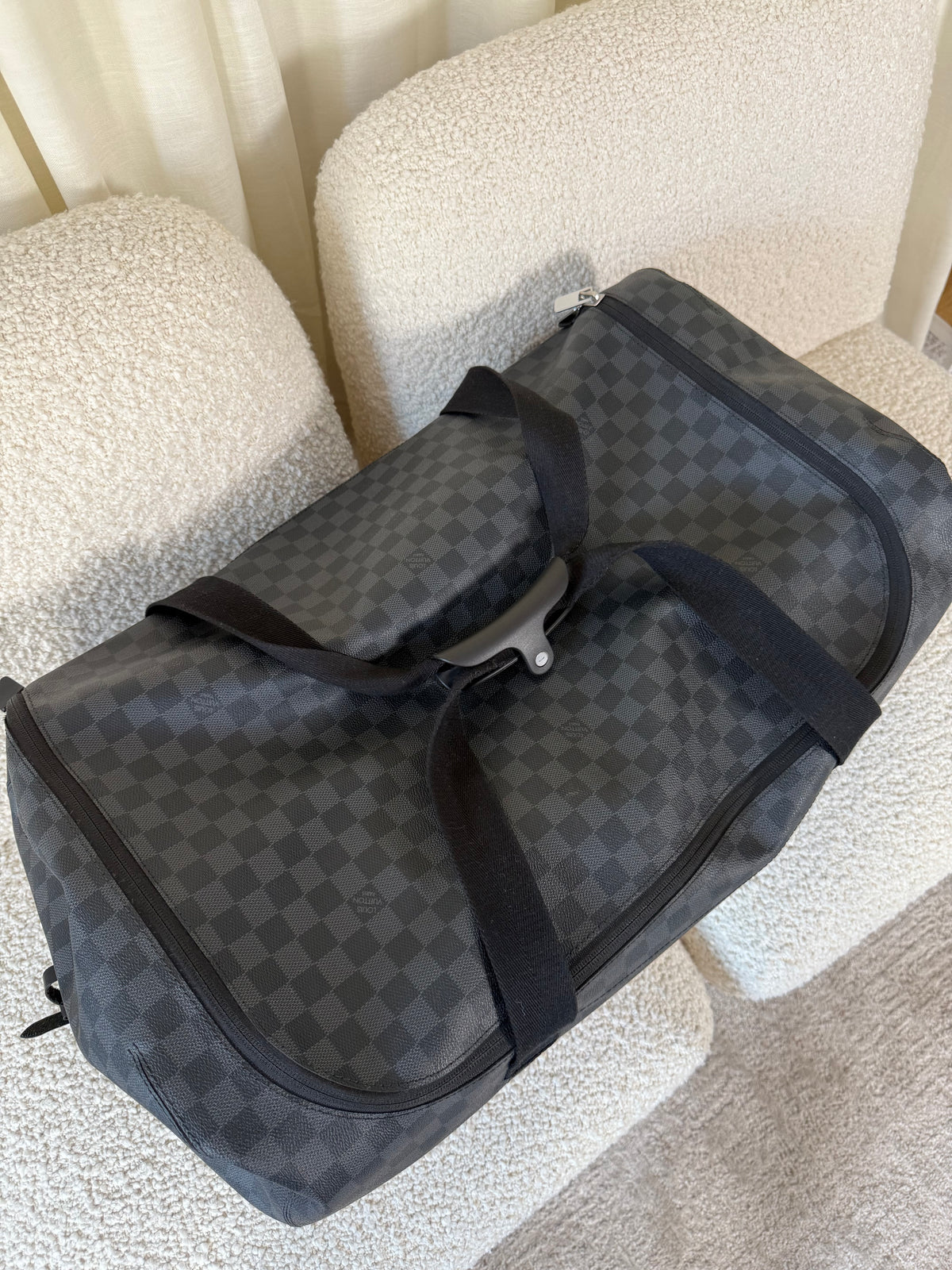 Louis Vuitton Horizon Soft Duffle 65 Damier Graphite Canvas