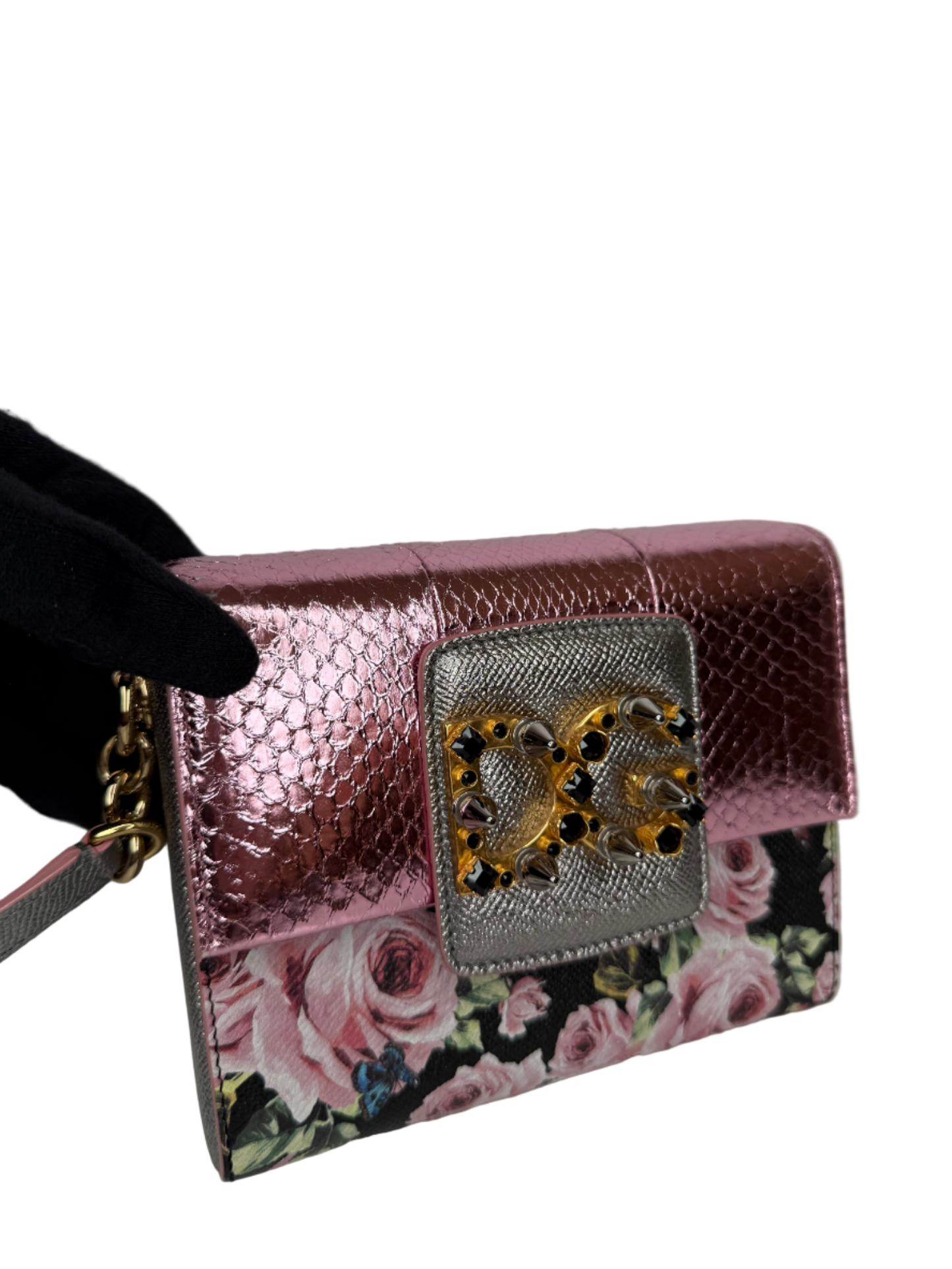 Dolce Gabbana Mini Dauphine Millennials Lily Box Bag