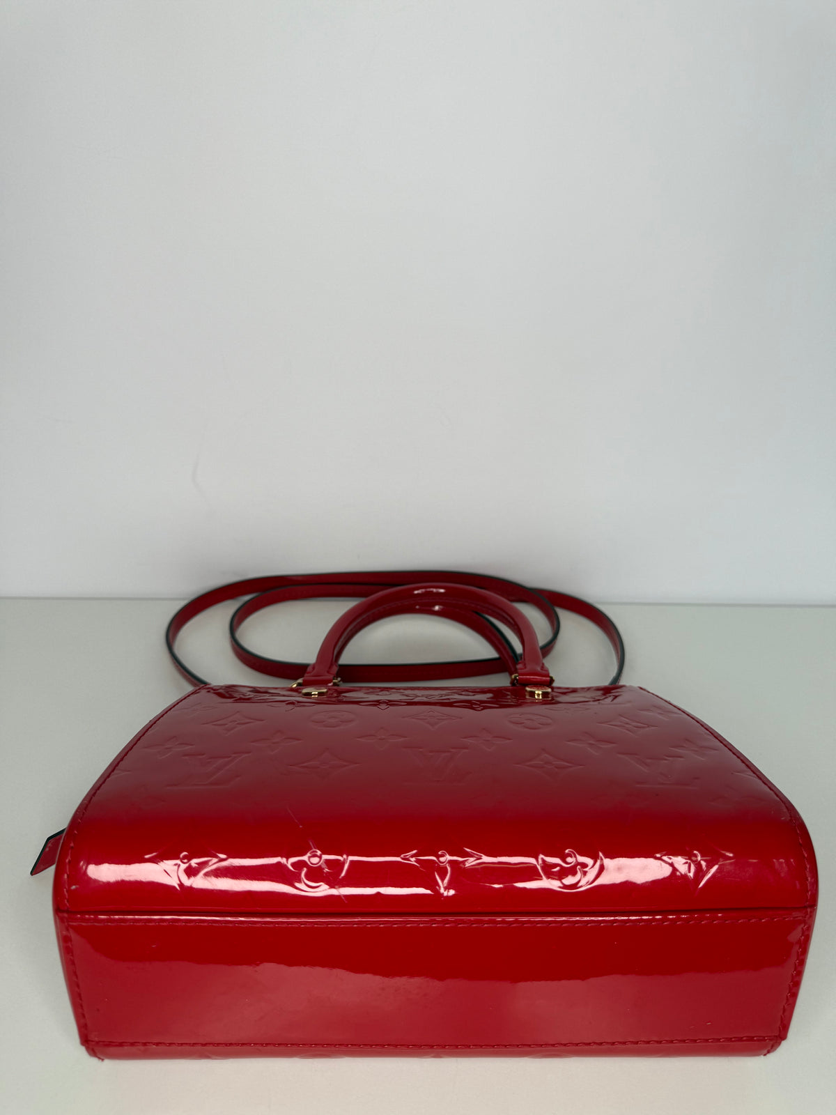 Louis Vuitton Brea PM Red Vernis Handbag
