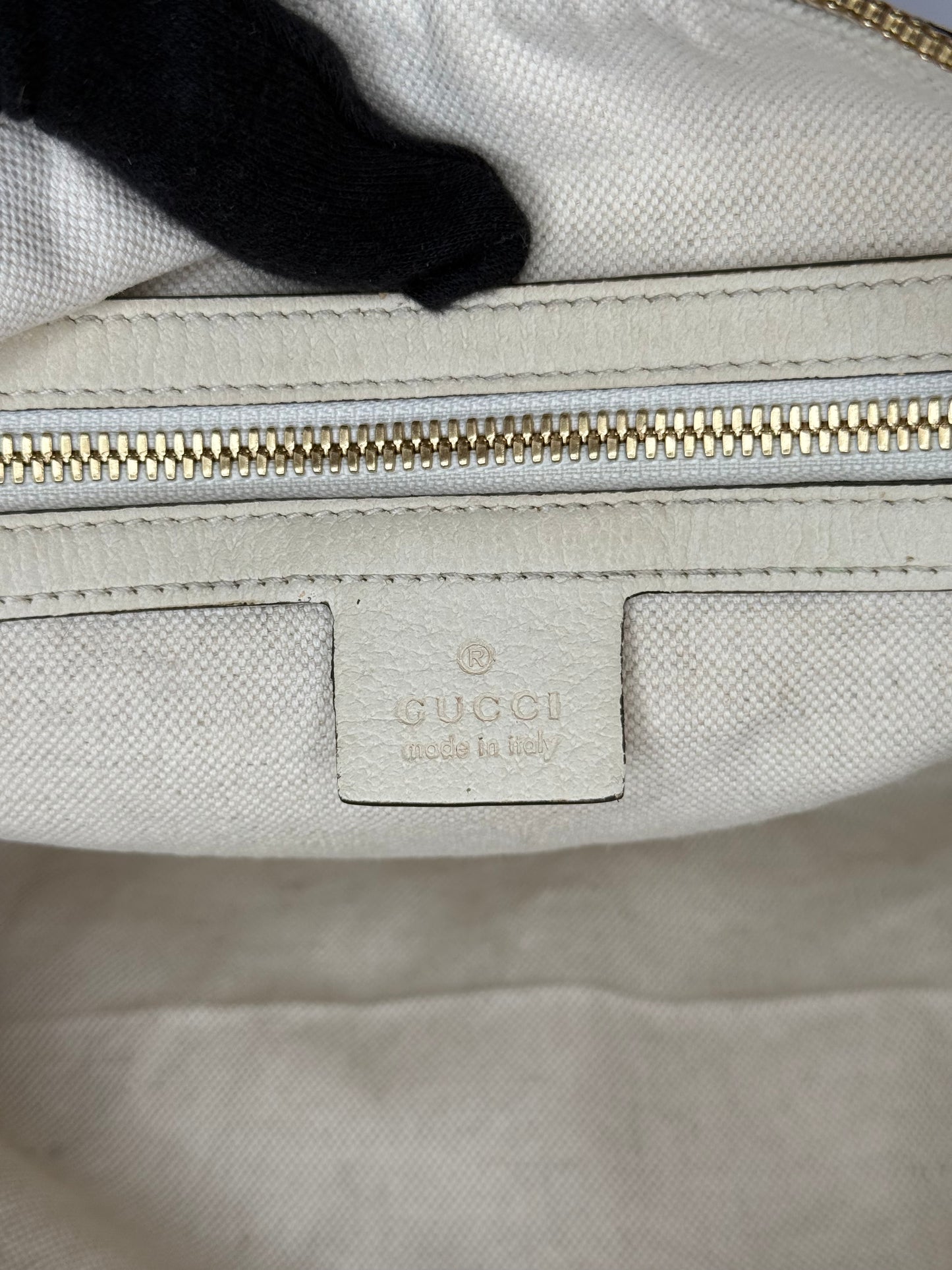 Gucci Ophidia Half Moon Hobo Flora GG Coated Canvas Small