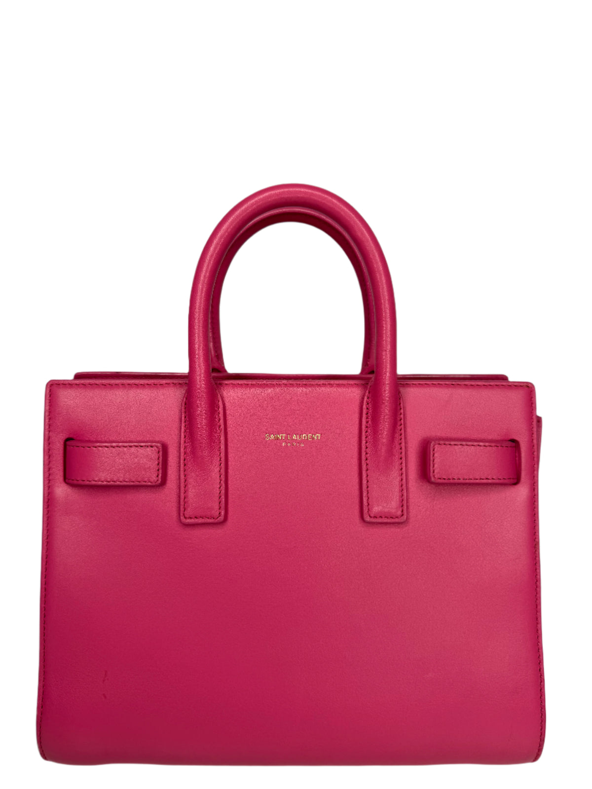 Saint Laurent Nano Sac de Jour Pink Smooth Calfskin Leather