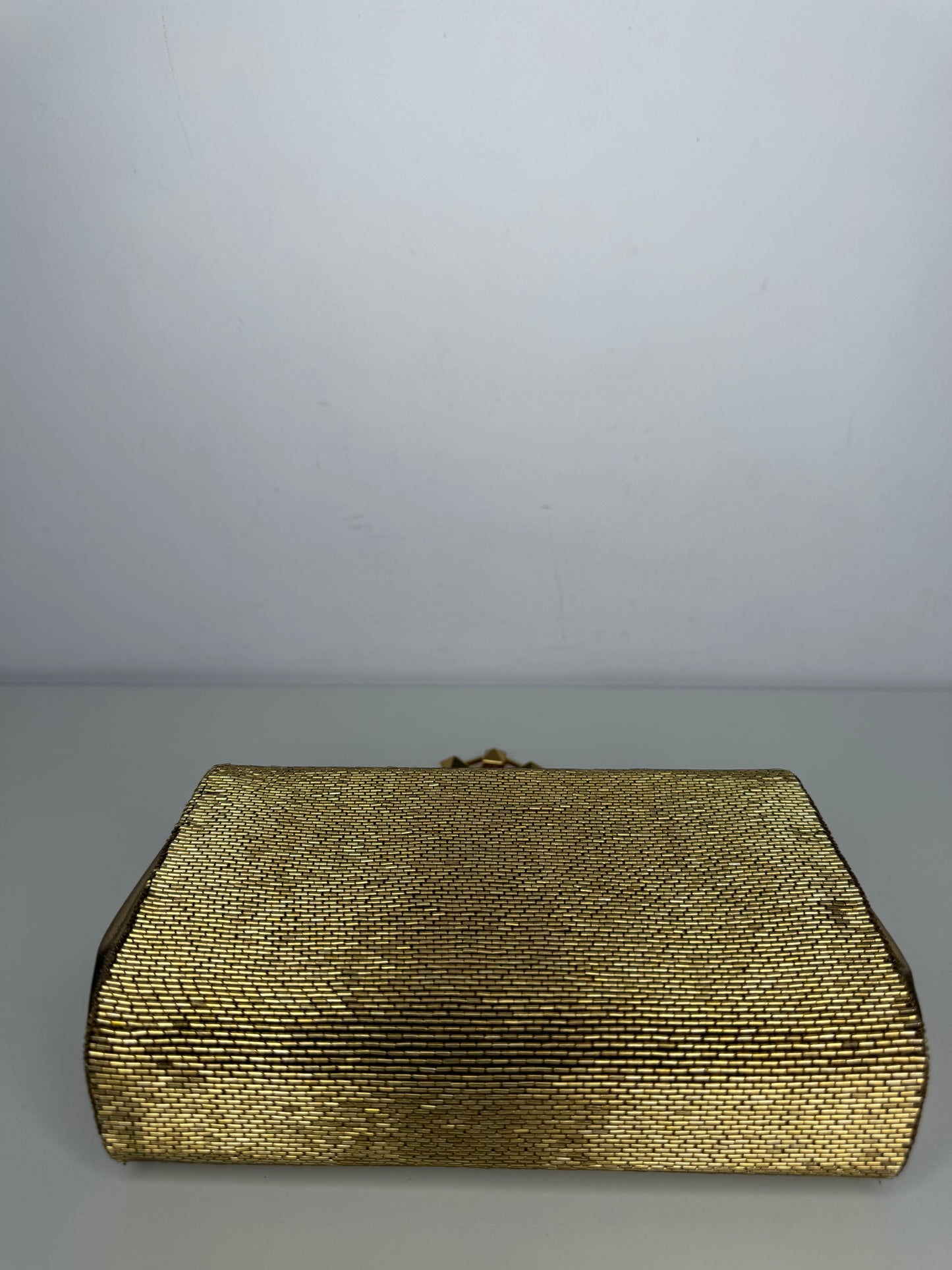 Valentino Garavani Carry Secrets Rockstud Chain Metallic Clutch