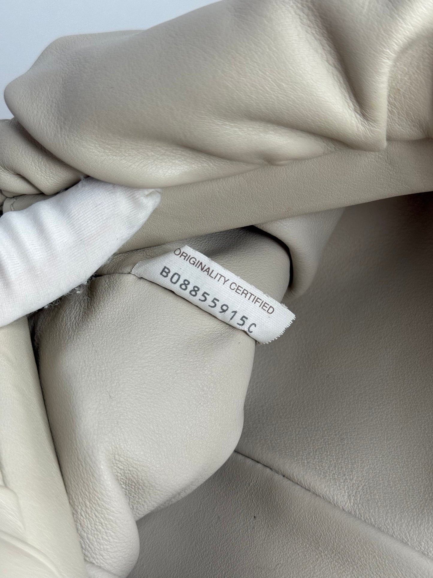 Bottega Veneta Ivory The Chain Pouch Leather Bag