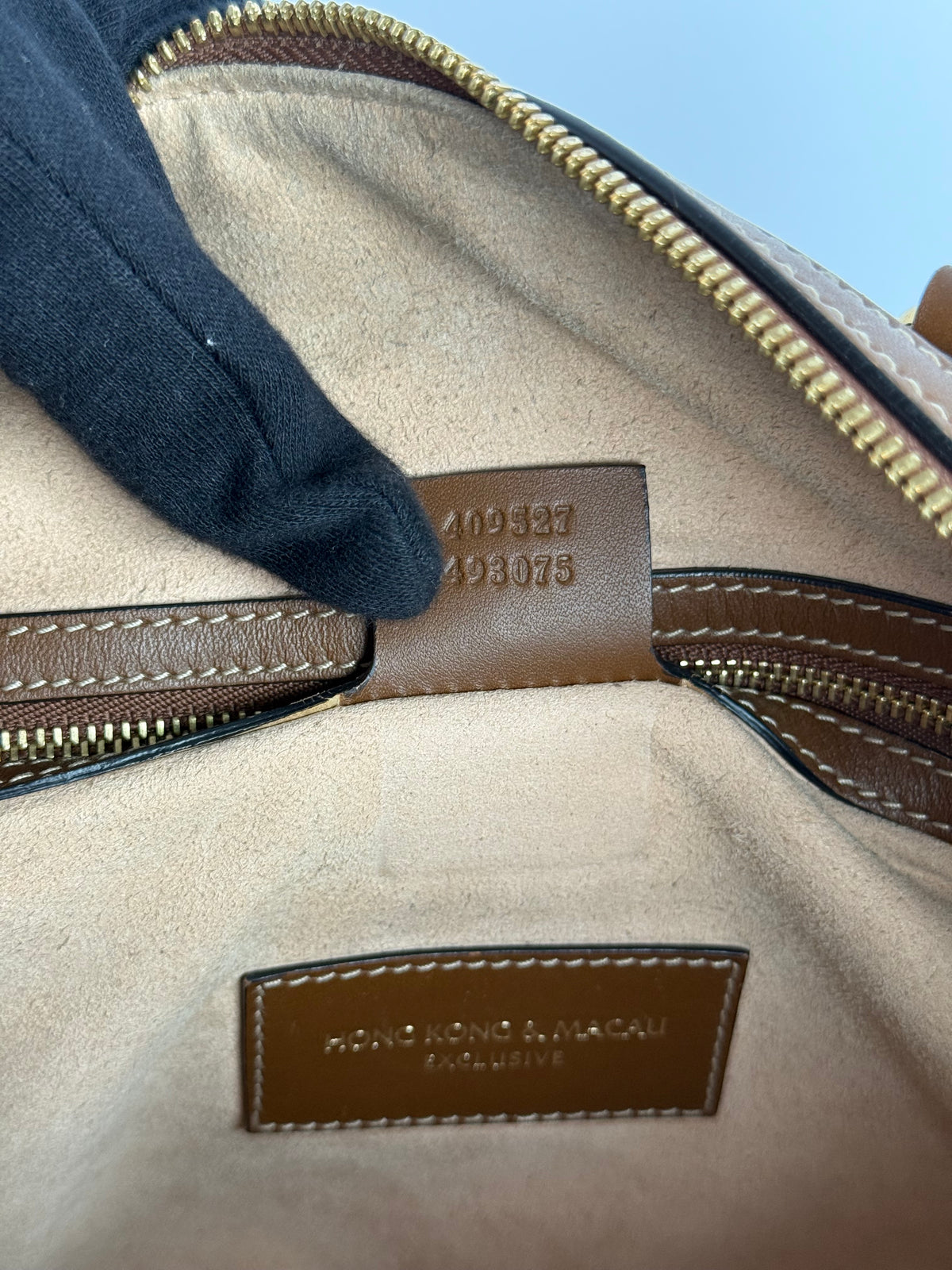 Gucci Beige/Ebony GG Supreme Coated Canvas Butterfly Embroidered Boston Bag