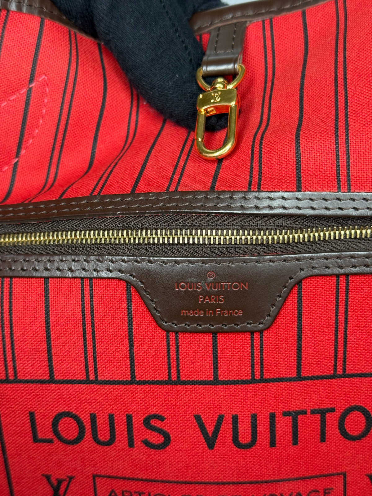 Louis Vuitton Neverfull MM Damier Ebene Canvas