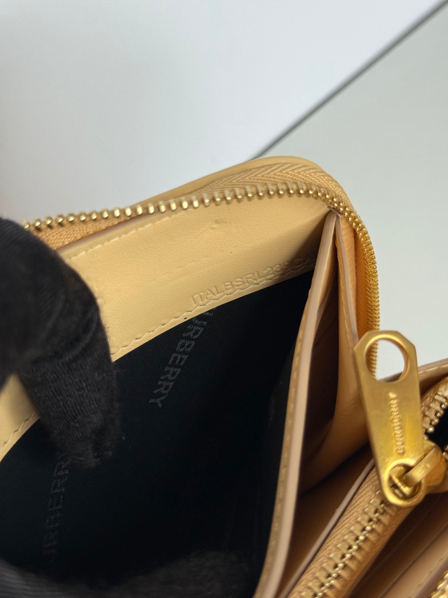 Burberry Quilted Leather Lola Continental Zip Around Wallet