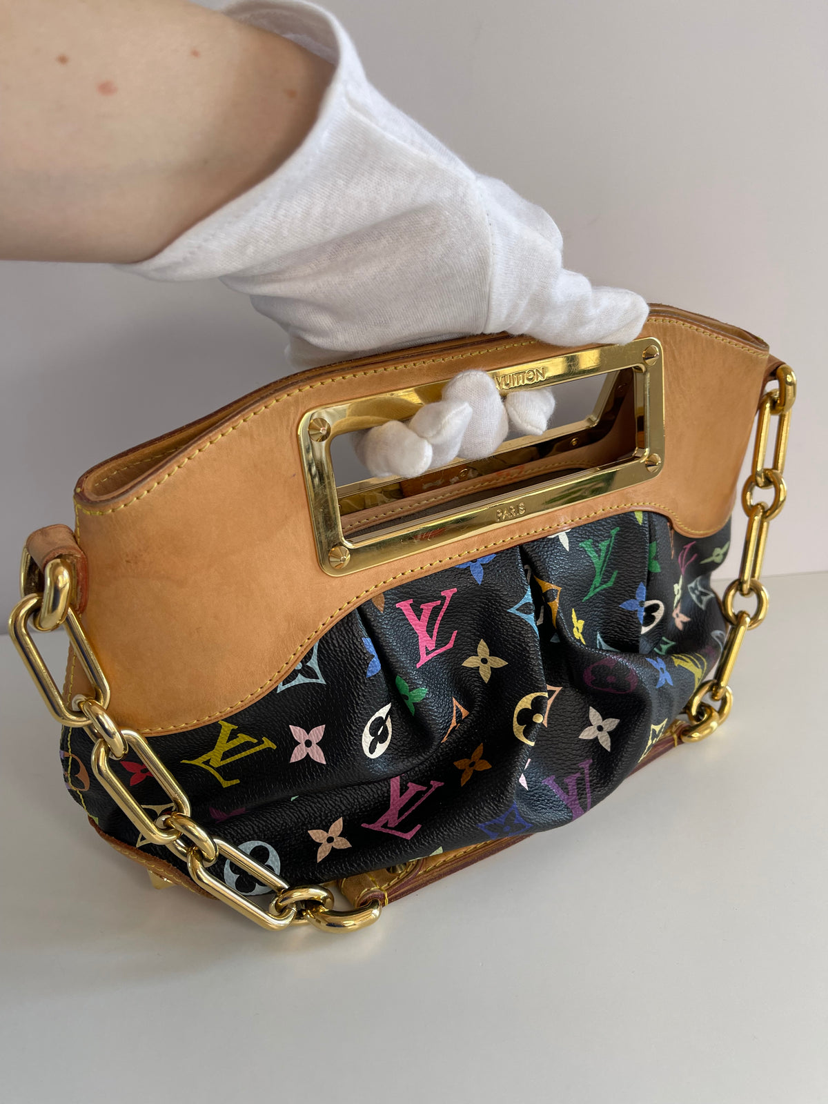 Louis Vuitton Judy PM Black Monogram Multicolore Limited Edition