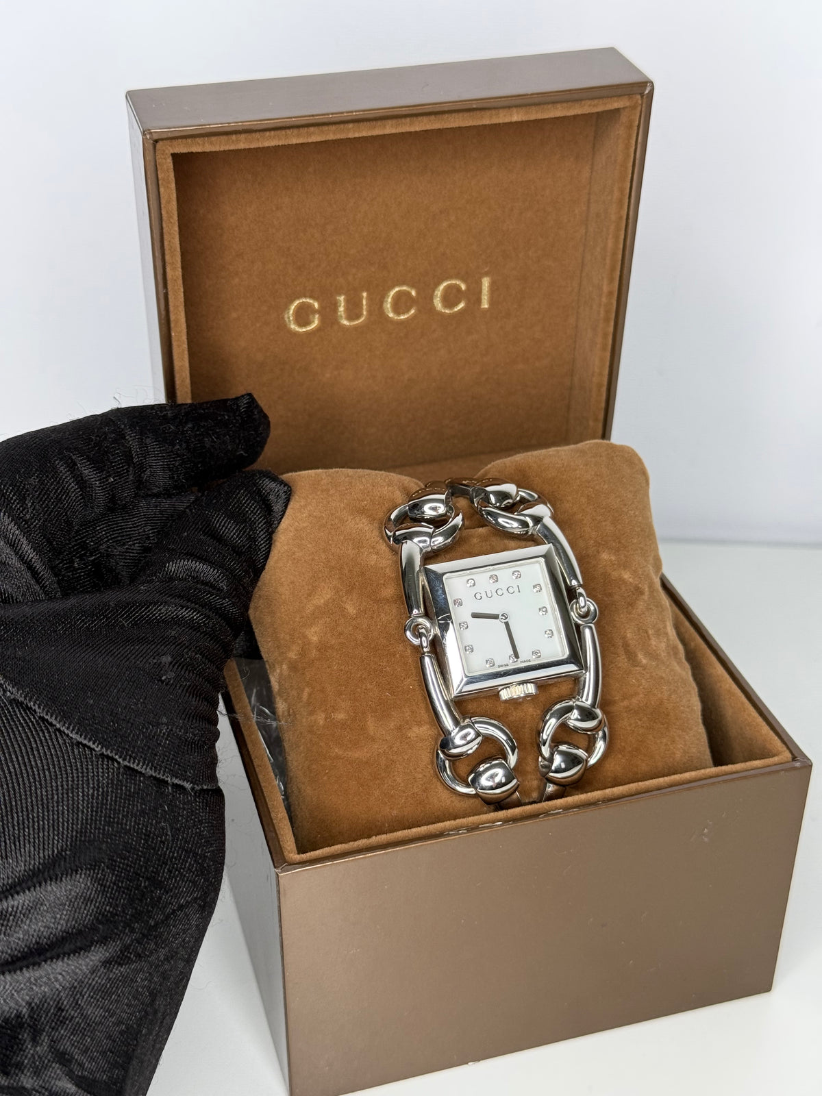 Gucci 1990-2000s Signoria Horsebit Watch
