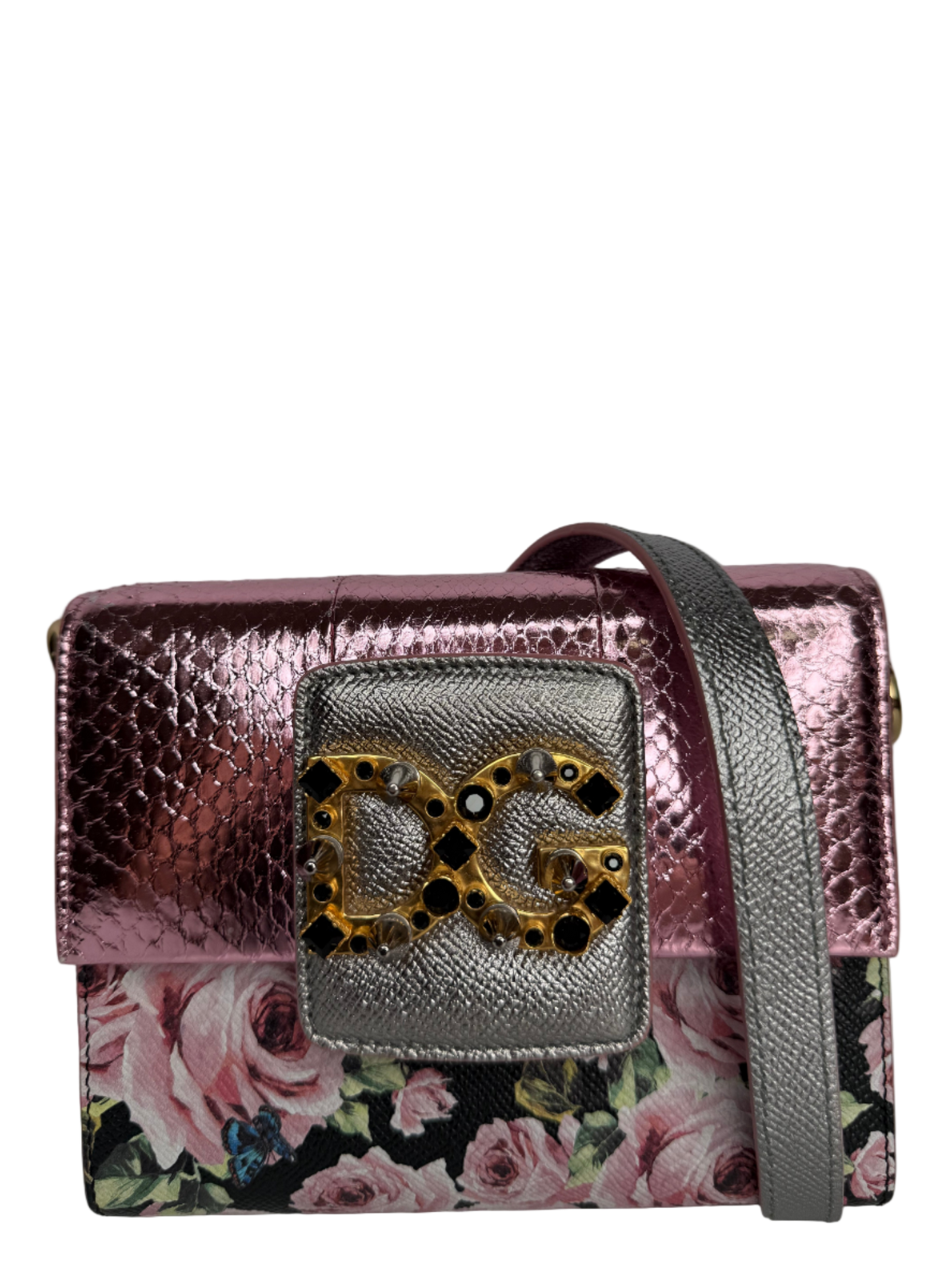 Dolce Gabbana Mini Dauphine Millennials Lily Box Bag
