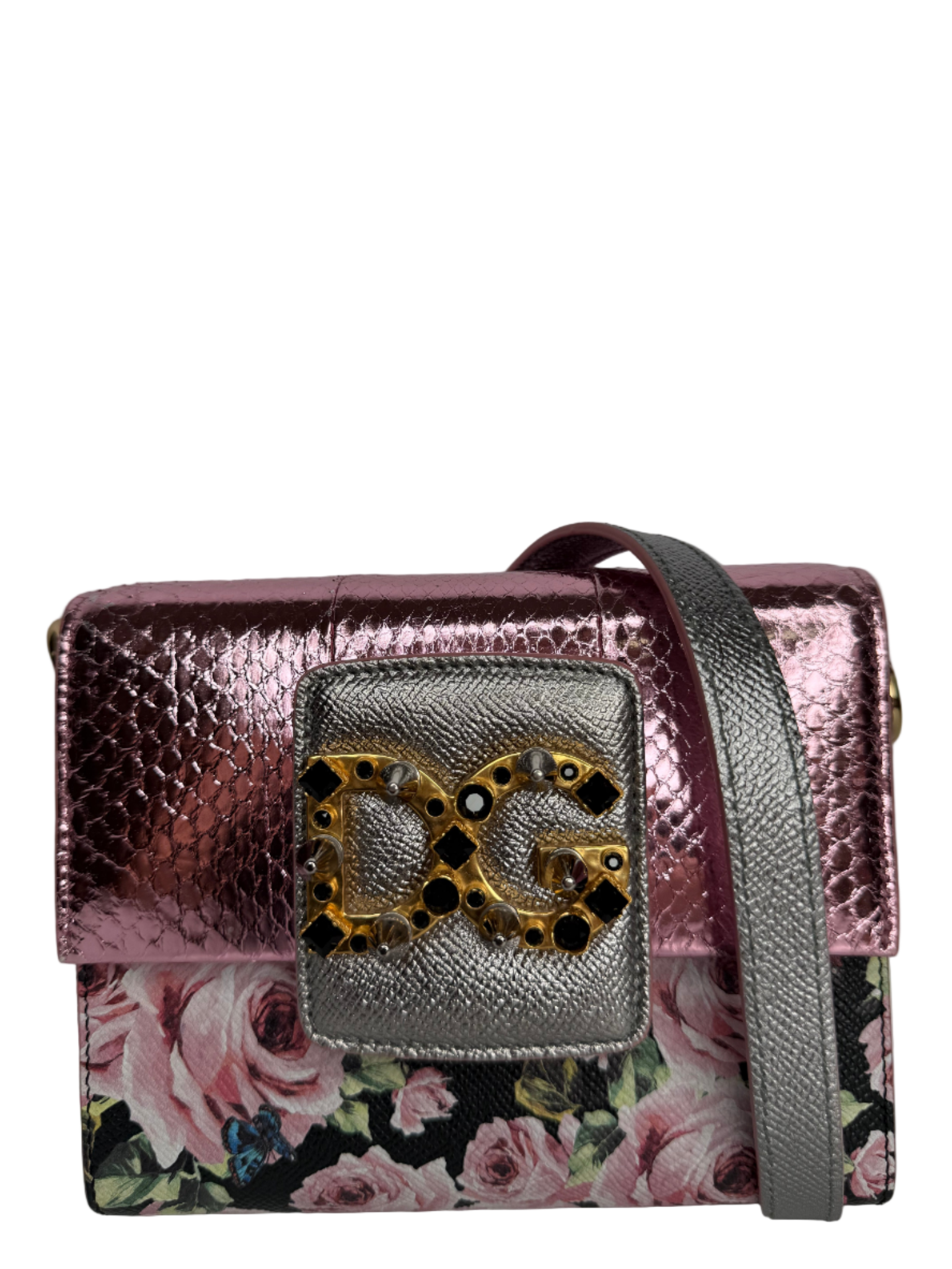 Dolce Gabbana Mini Dauphine Millennials Lily Box Bag