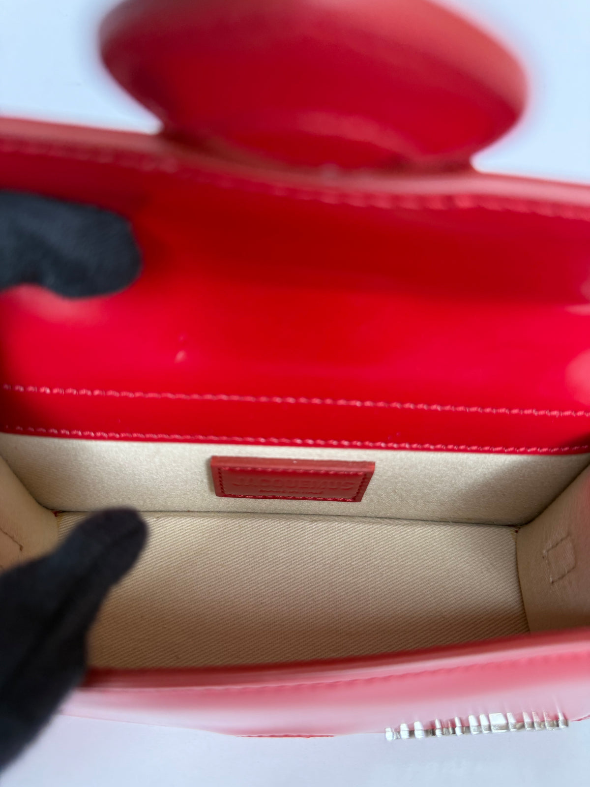 Jacquemus Le Bambino Red Leather Crossbody Bag