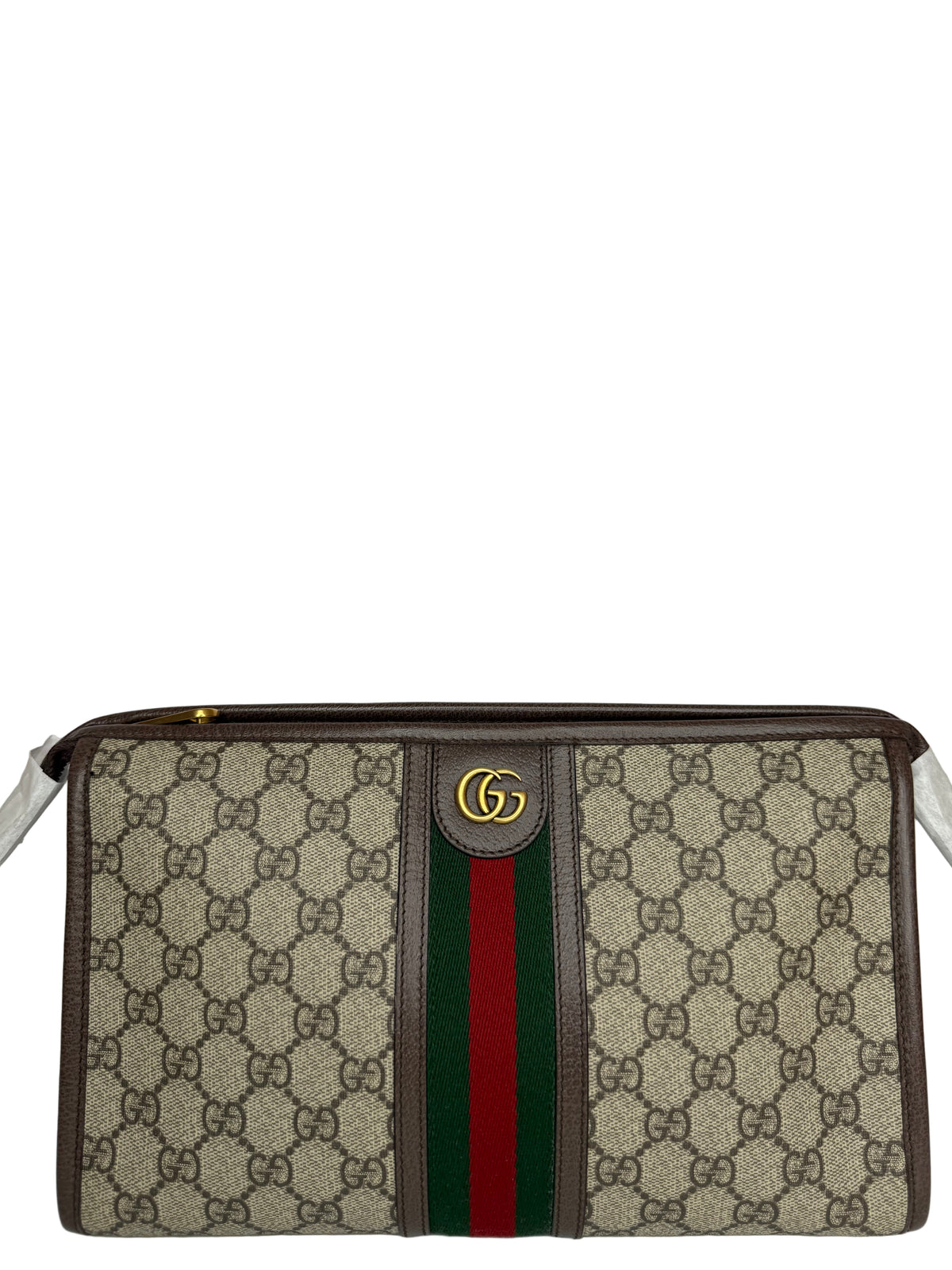 Gucci GG Supreme Canvas Web Ophidia Pouch