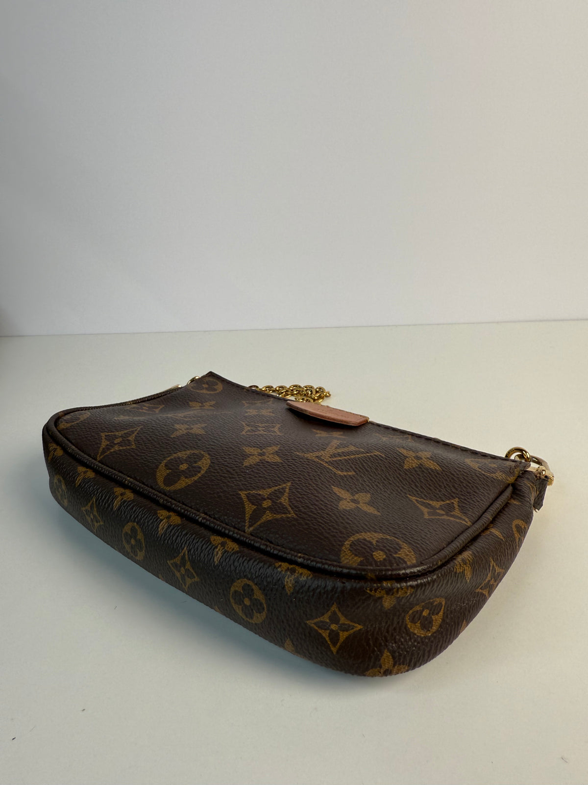 Louis Vuitton Multi Pochette Accessoires Khaki Strap Monogram Canvas