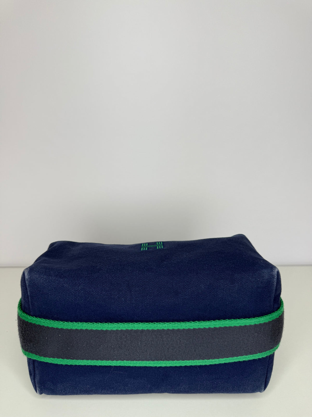 Hermès Bride-à-Brac Small Toiletry Pouch Royal Blue Canvas
