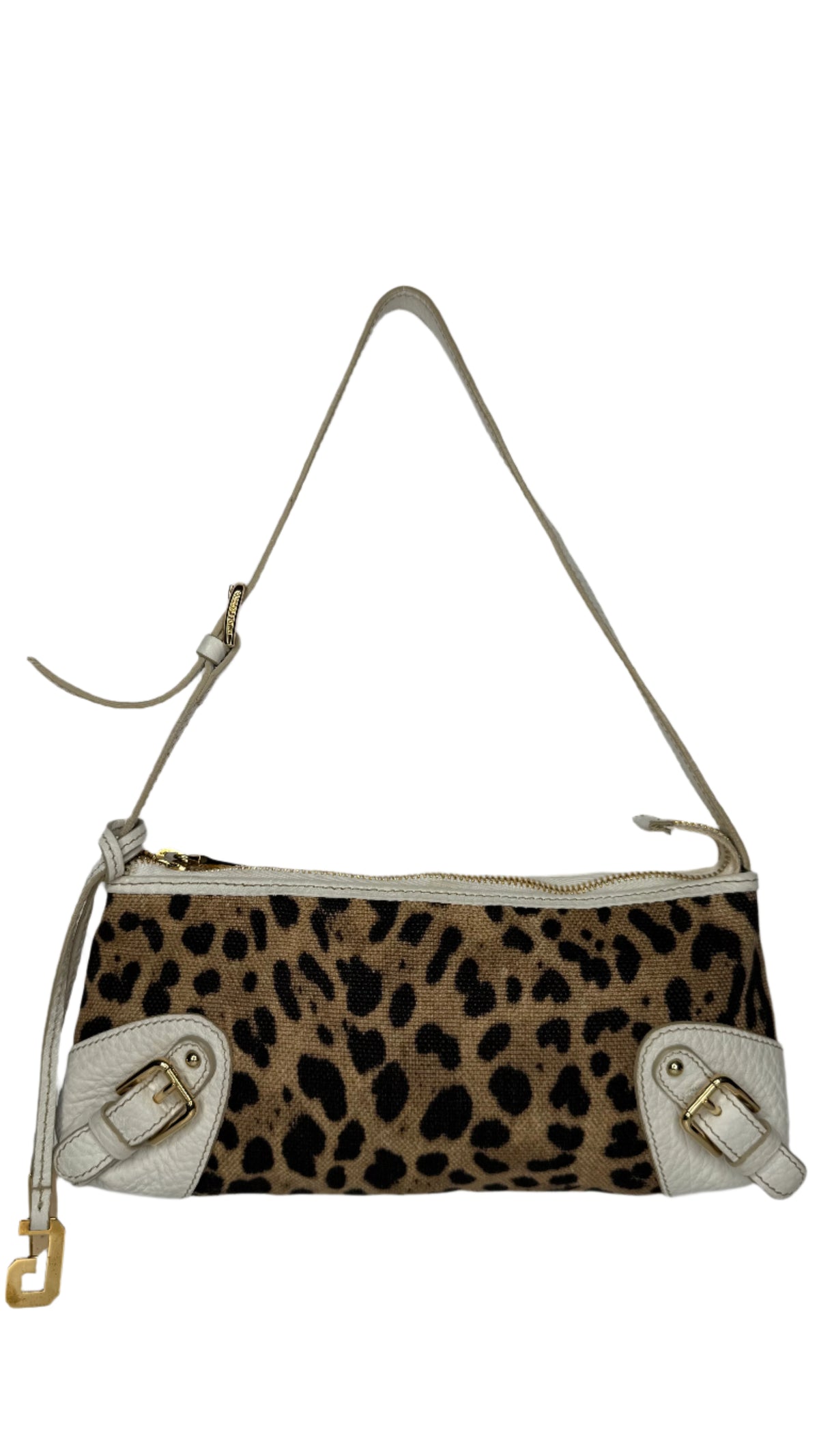 Dolce Gabbana Leopard Print Shoulder Bag