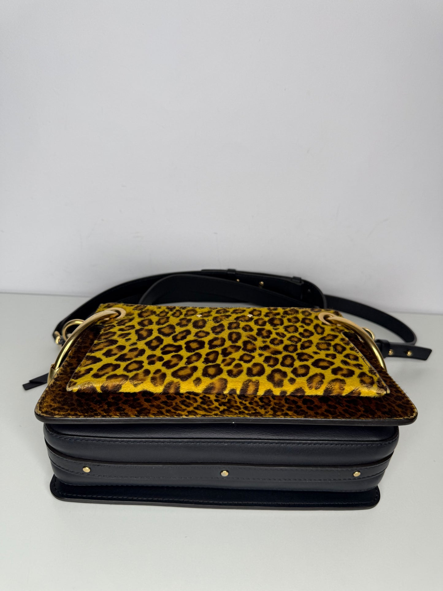 Chloé Limited Edition Roy Ponyhair Leopard Print Bag