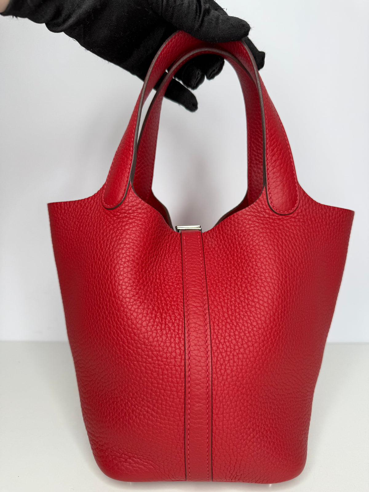 Hermès Picotin 18 Rouge Grenat Togo Leather