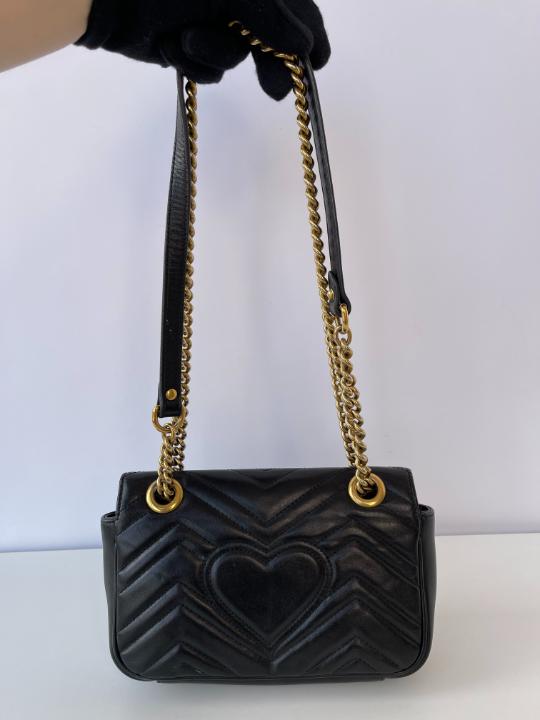 Gucci GG Marmont Mini Matelassé Shoulder Bag