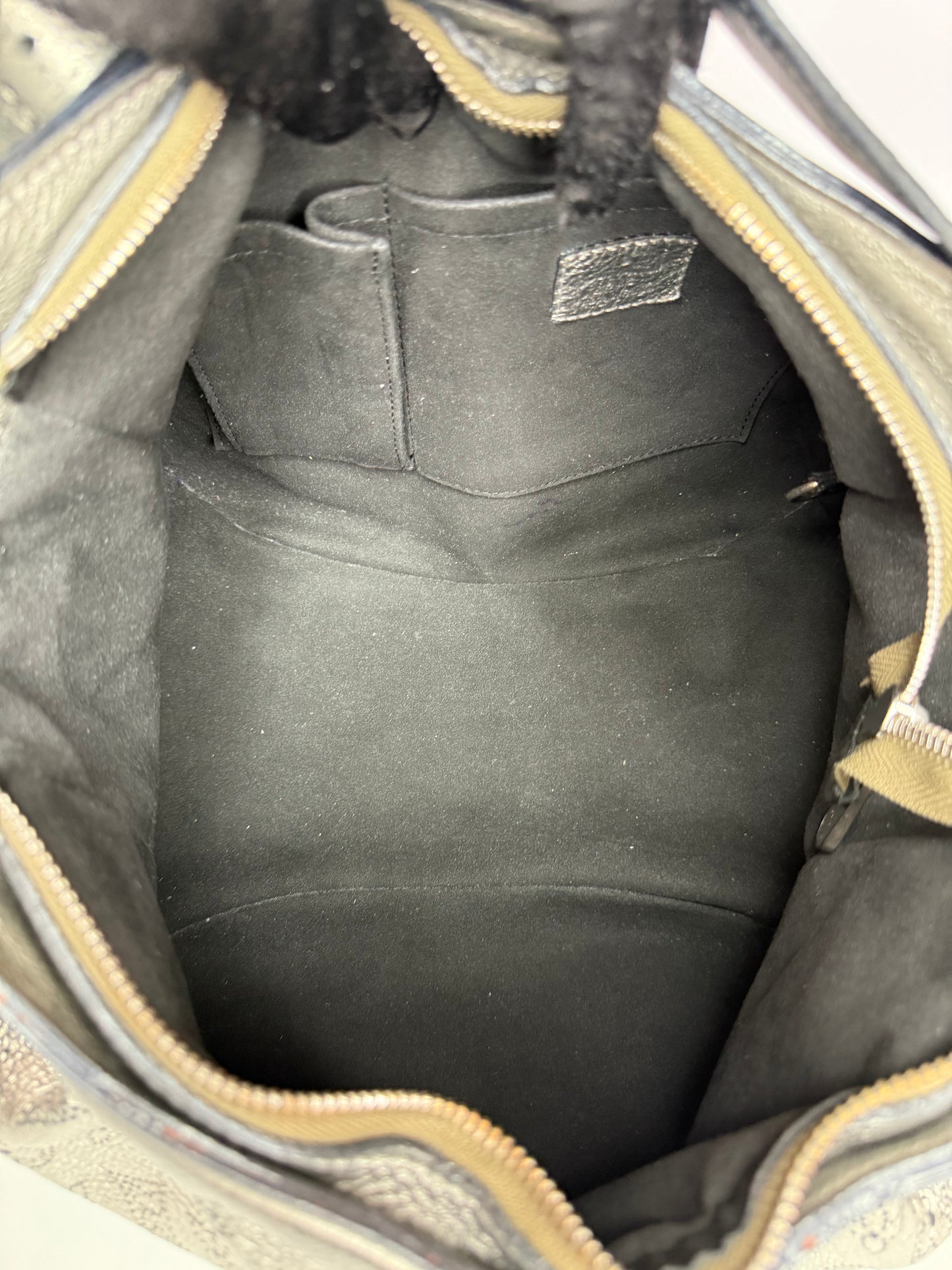 Louis Vuitton Argent Monogram Mahina Leather XS Bag