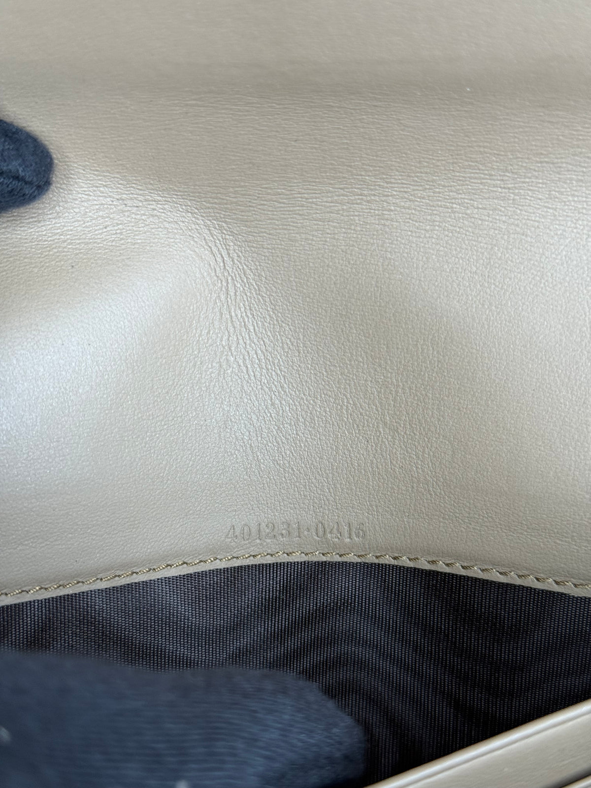 Gucci Dionysus GG Supreme Beige/Ebony Chain Wallet