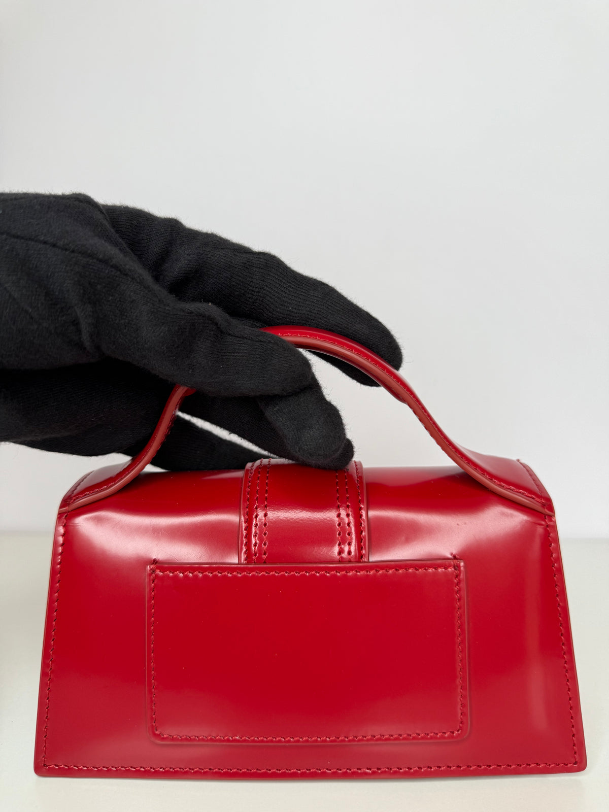 Jacquemus Le Bambino Red Leather Crossbody Bag