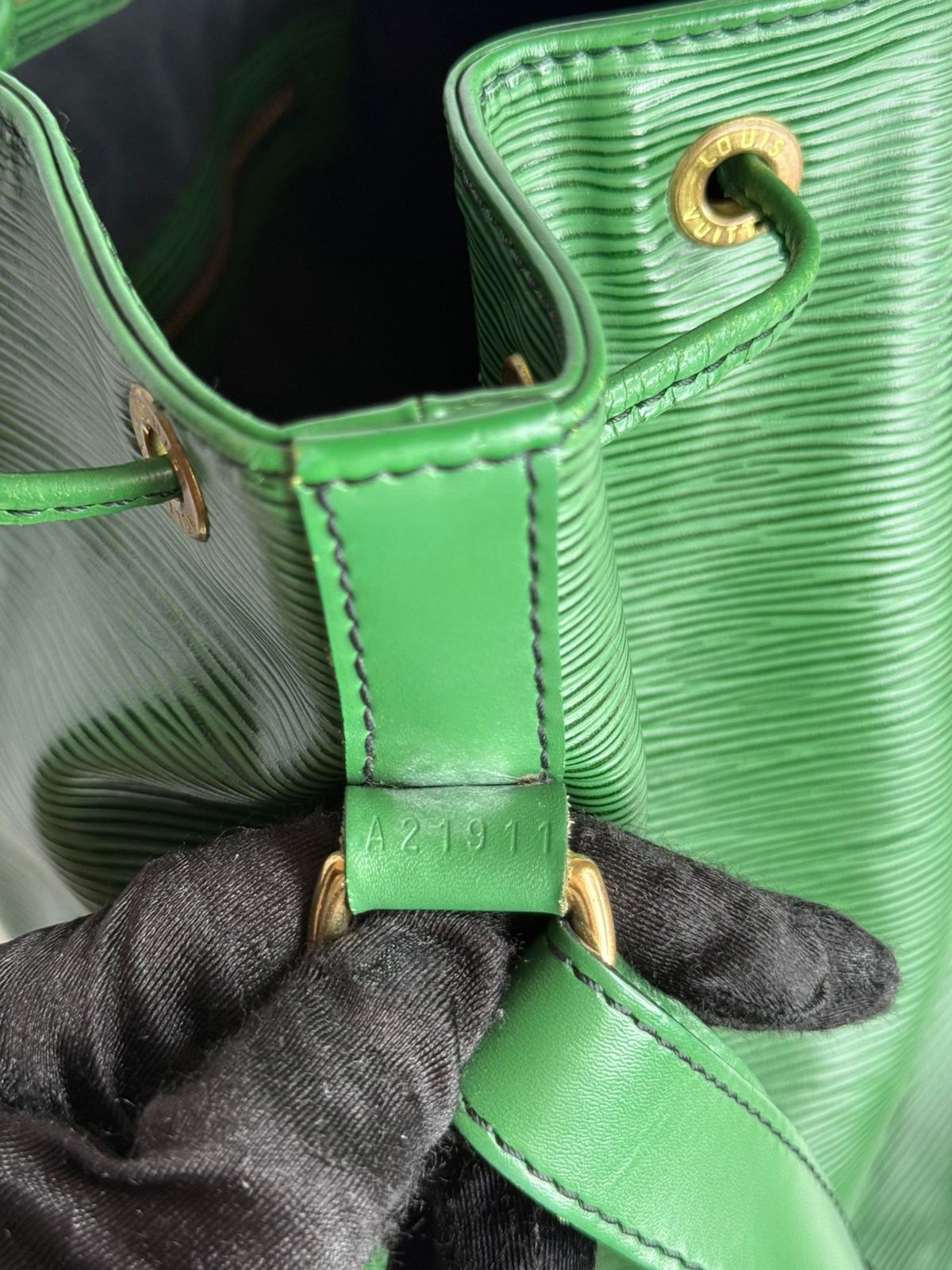 Louis Vuitton Green Epi Leather Noe Bag