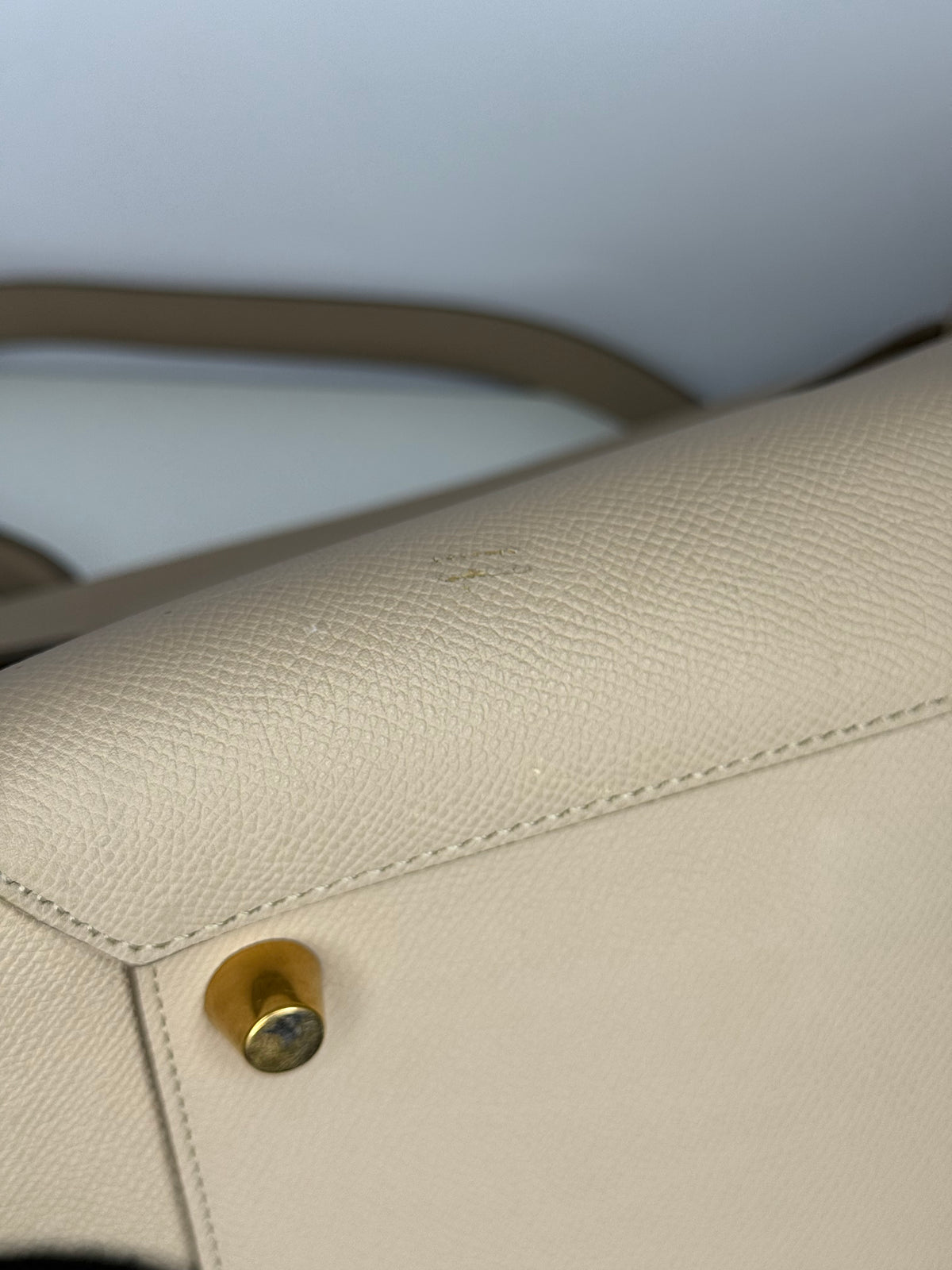 Celine Mini Belt Bag Light Taupe Grained Calfskin Leather